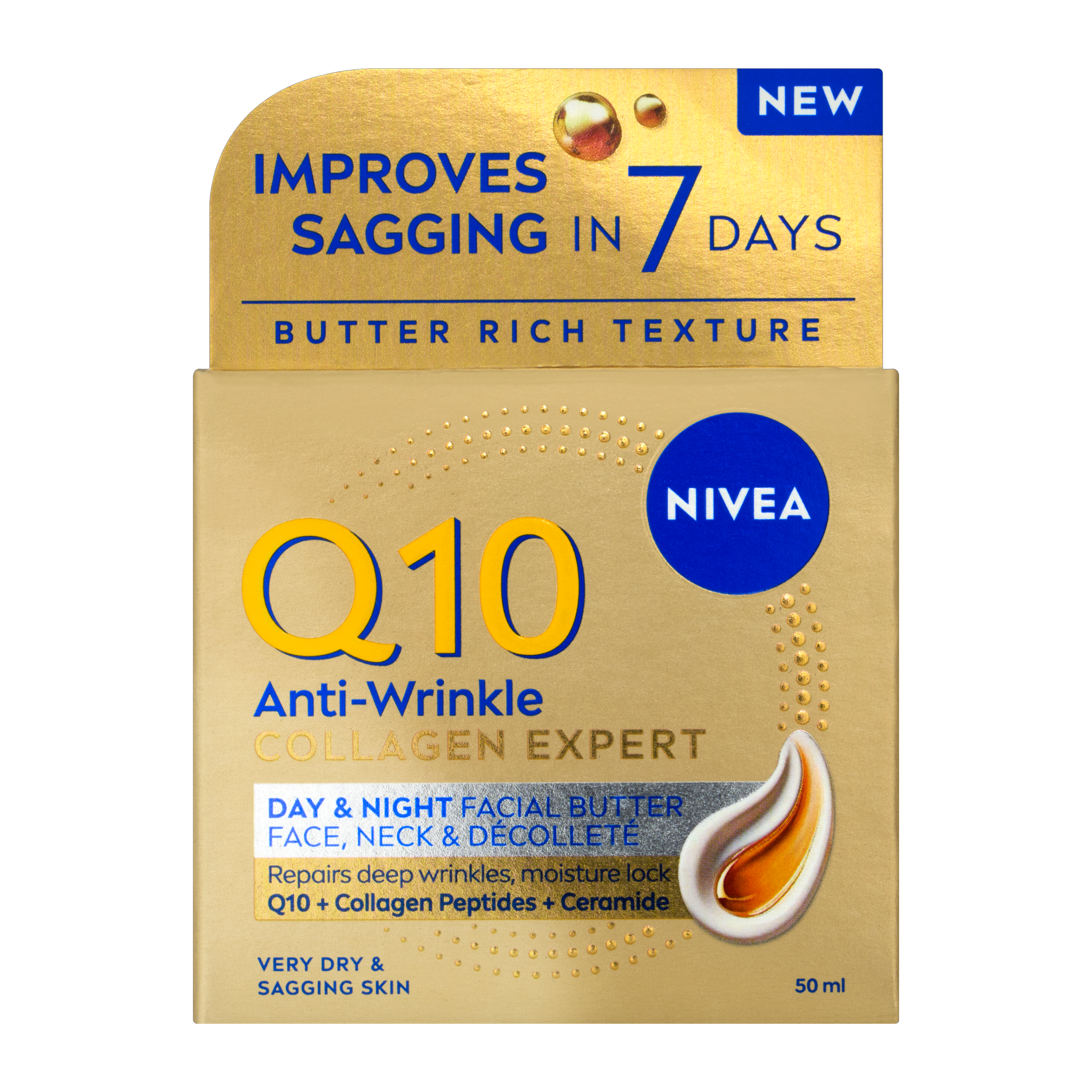 Pleťové máslo proti vráskám Q10 Collagen Expert