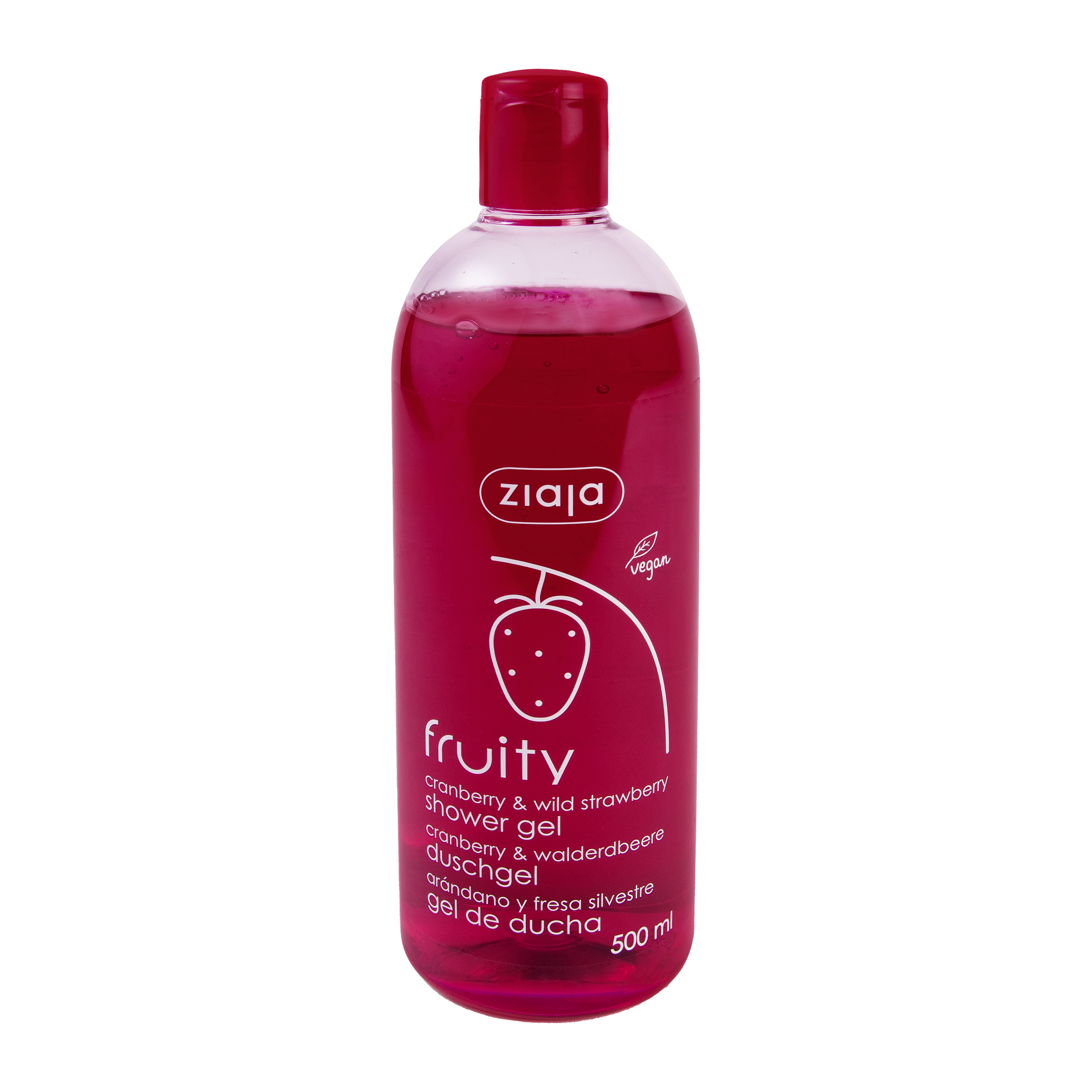 Sprchový gel Fruity Brusinka & lesní jahoda