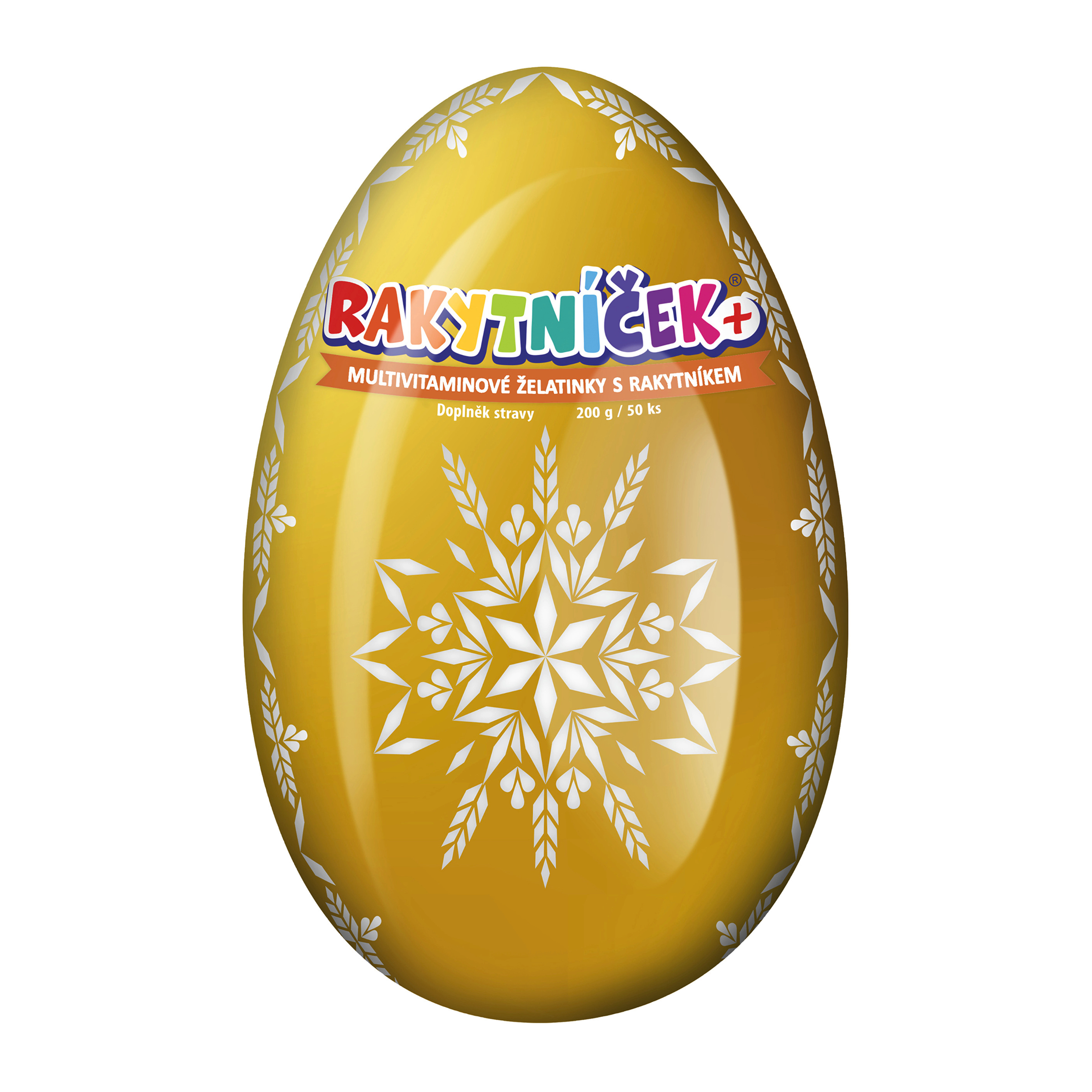 Rakytníček+, multivitaminové želatinky s rakytníkem Zlaté vejce