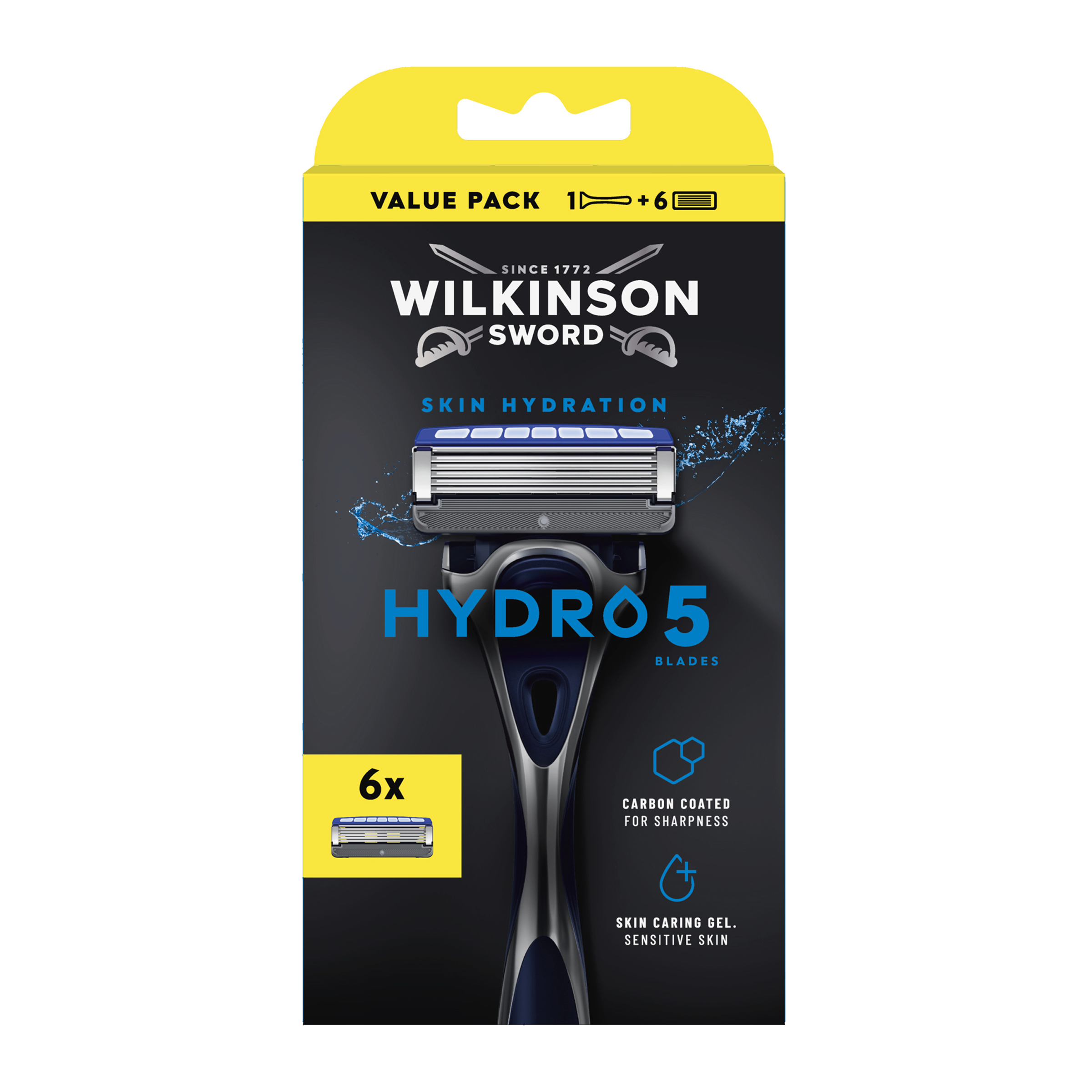 Holicí strojek pro muže Hydro + 6 náhradních hlavic