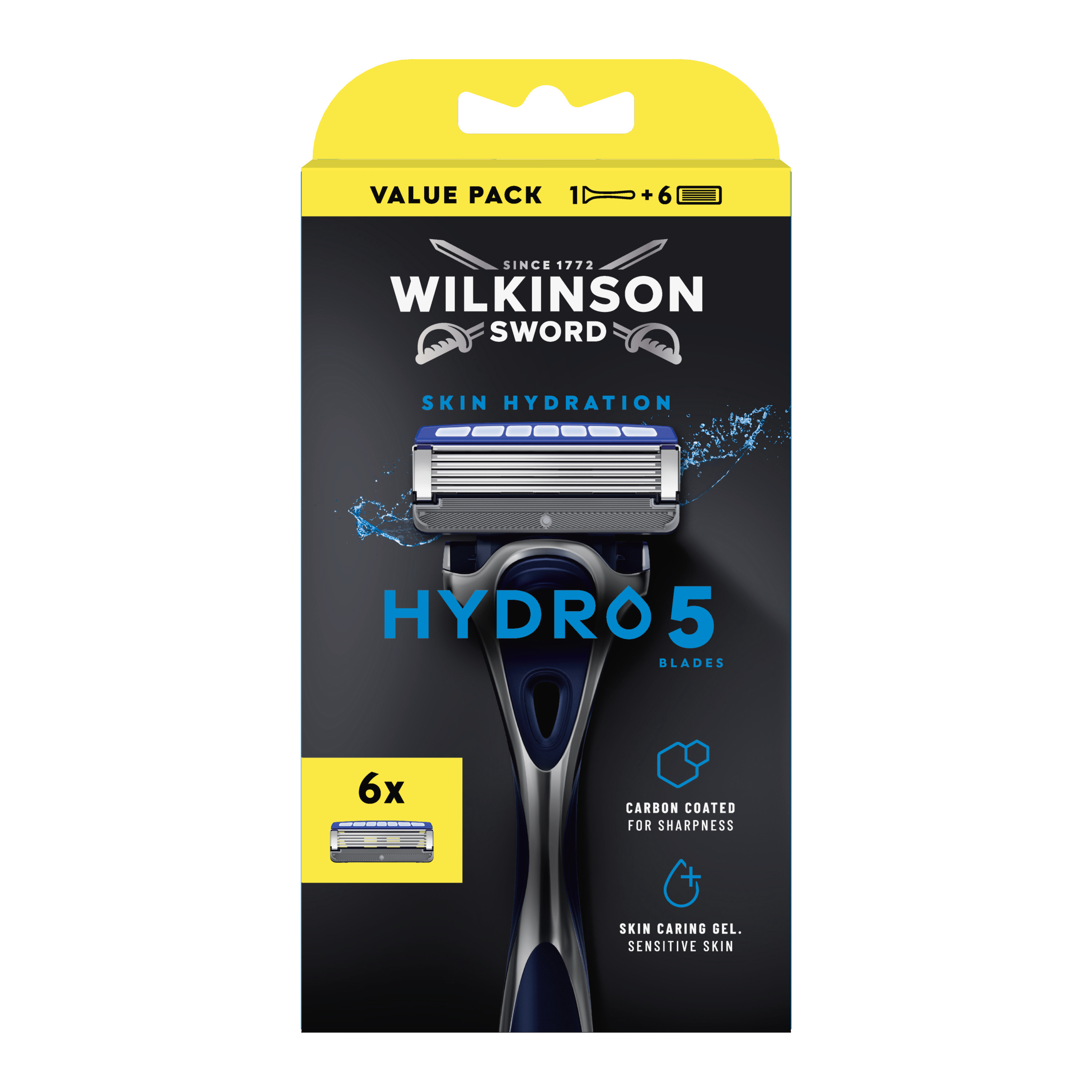 Wilkinson Holicí strojek pro muže Hydro + 6 náhradních hlavic