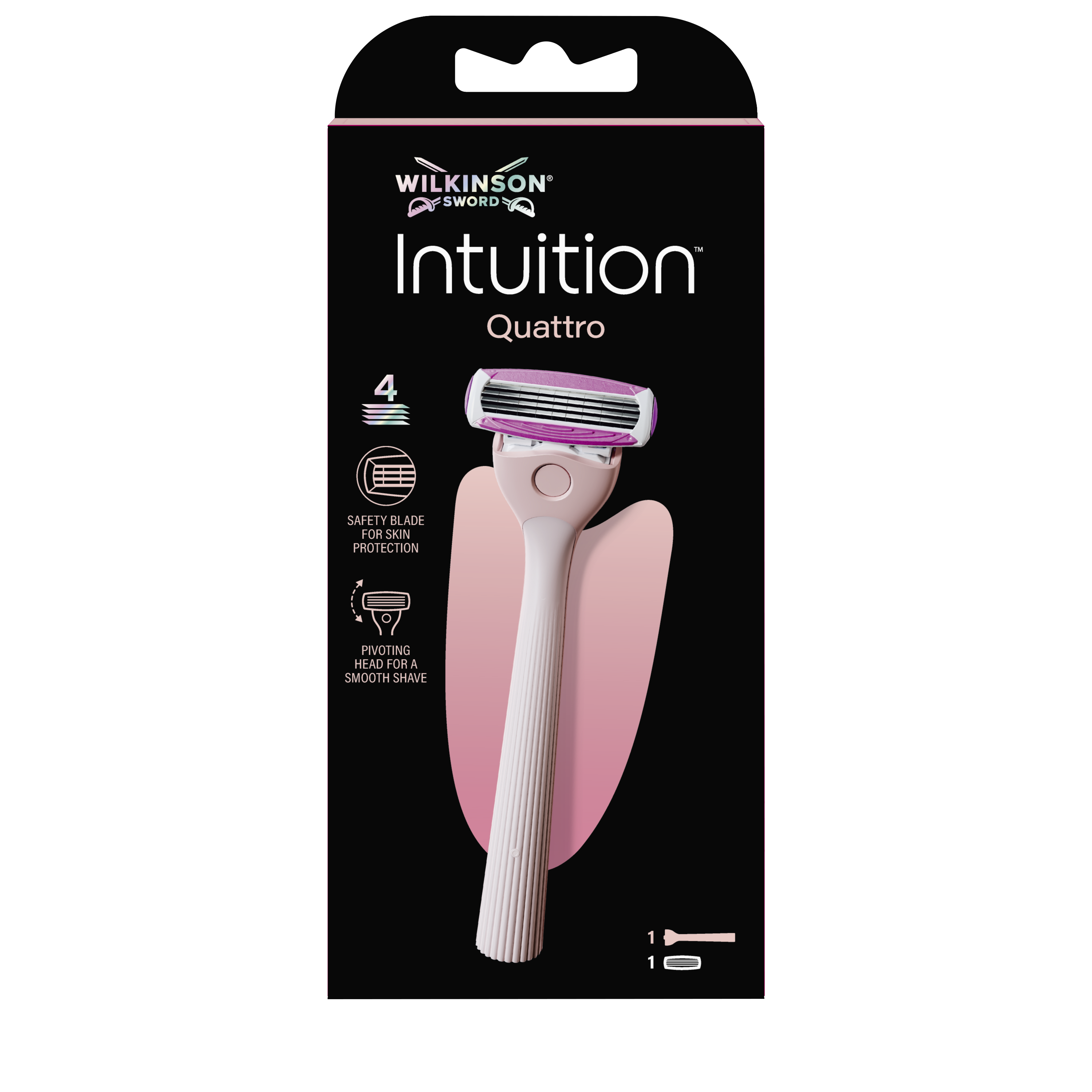 Wilkinson Dámský holicí strojek Sword Intuition Quattro