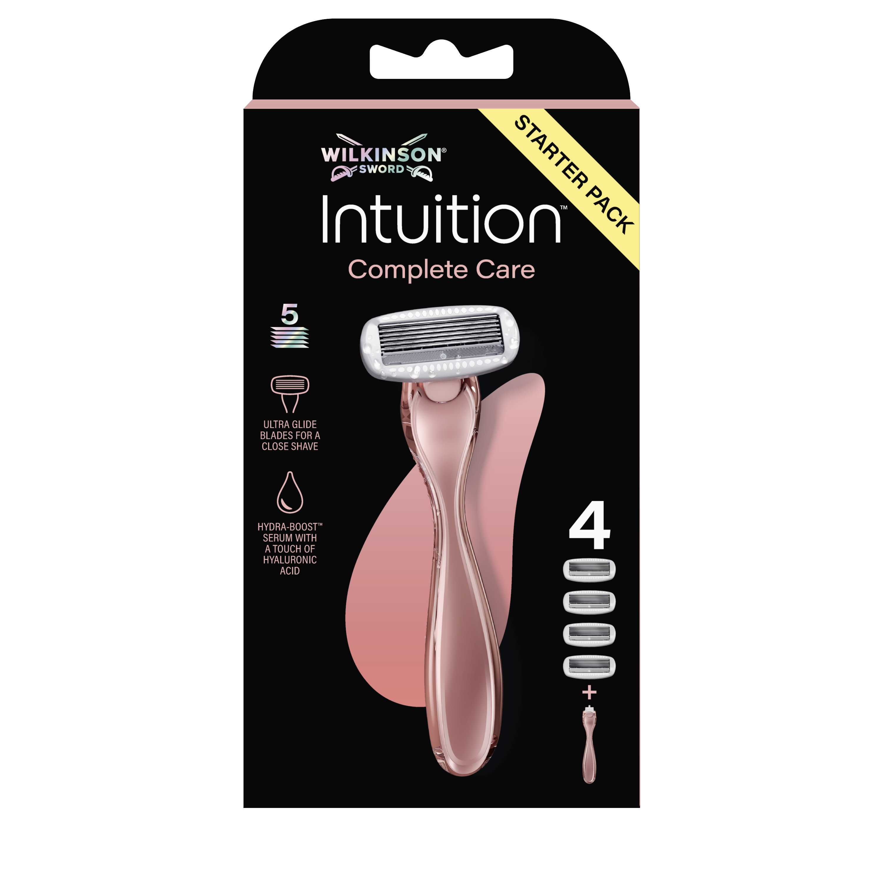 Wilkinson Dámský holicí strojek Intuition Complete Care + 4 náhradní hlavice