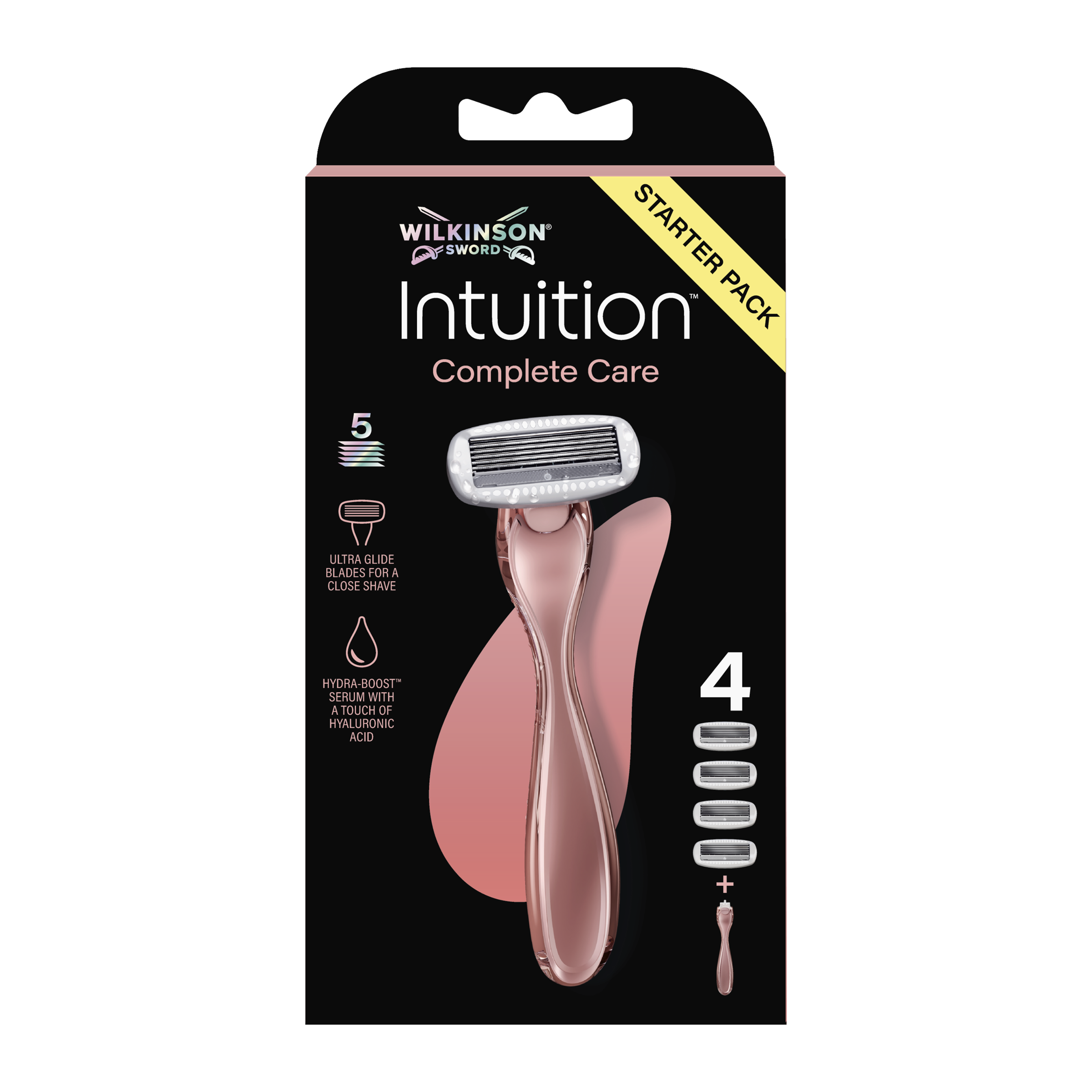 Dámský holicí strojek Intuition Complete Care + 4 náhradní hlavice