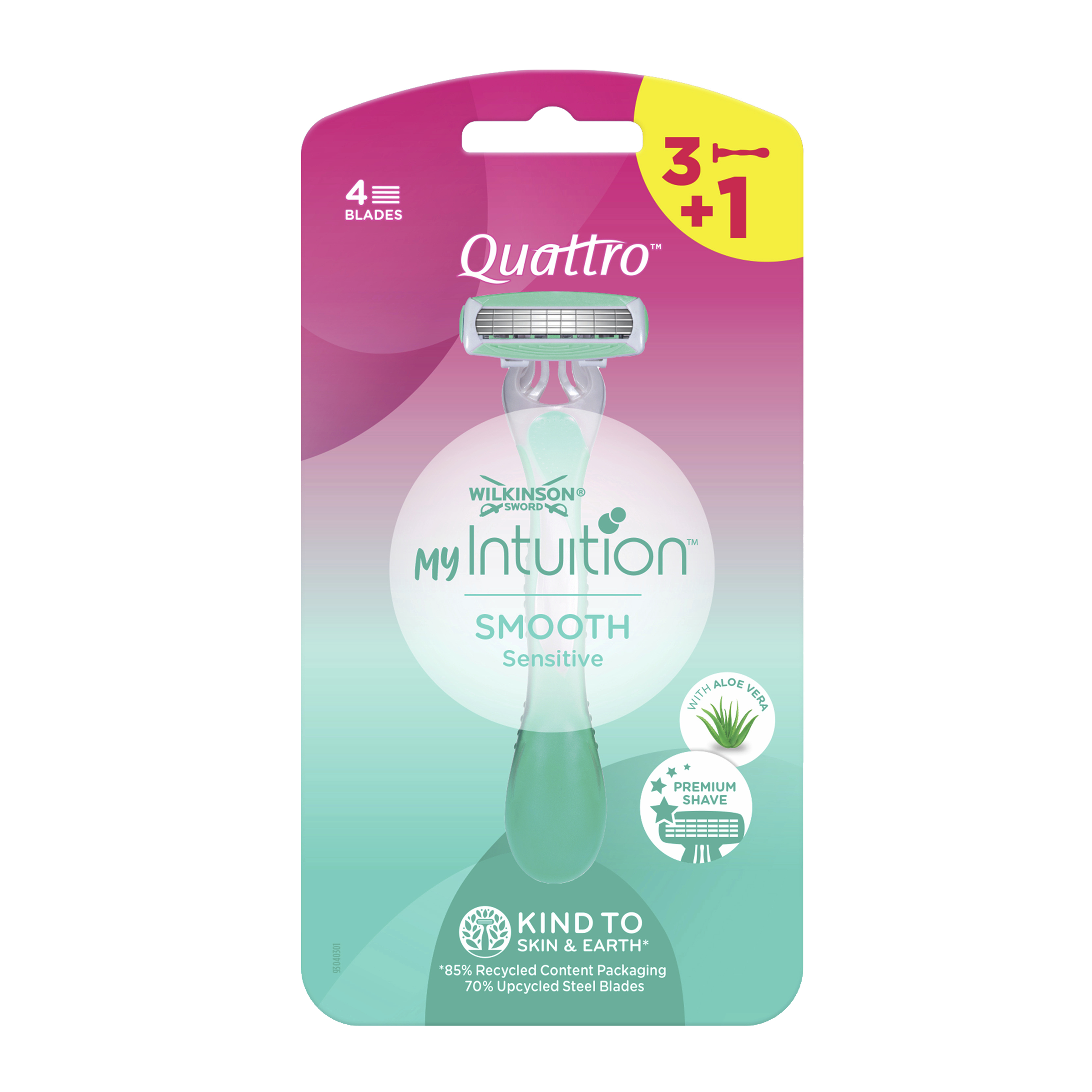 Dámský holicí strojek Smooth Sensitive Quattro