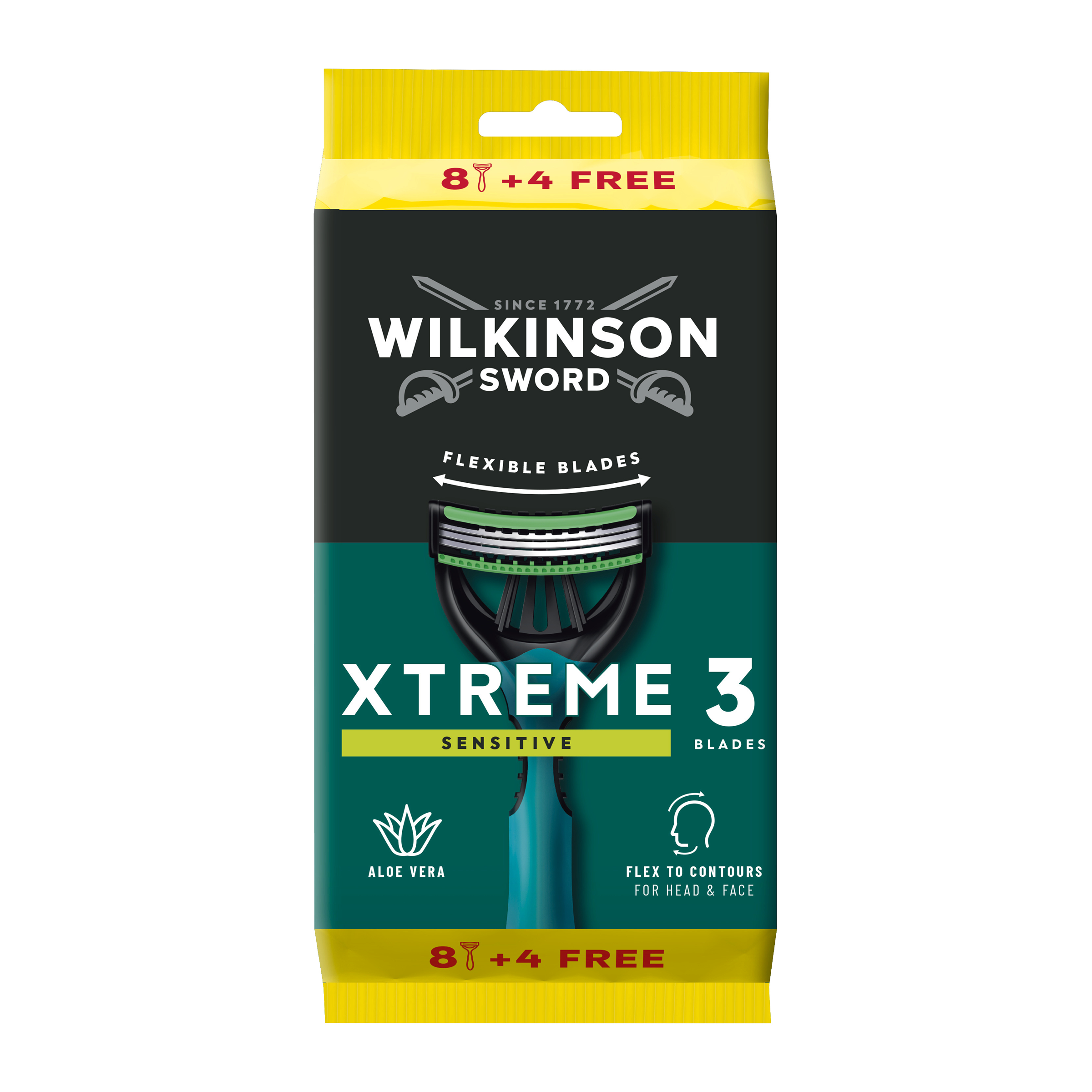 Jednorázový pánský holicí strojek Xtreme 3 Sensitive