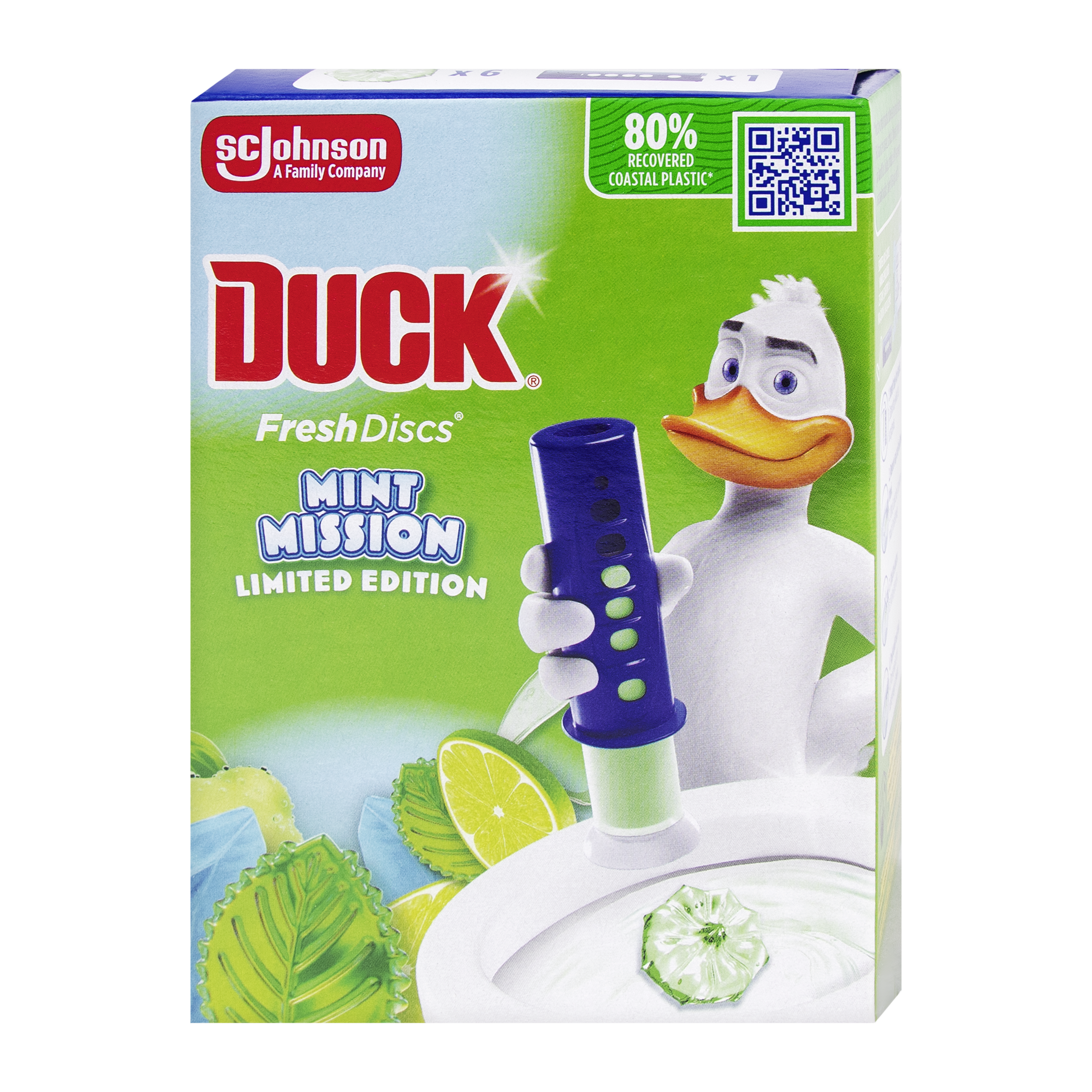 WC bodový blok Fresh Discs Mint Mission