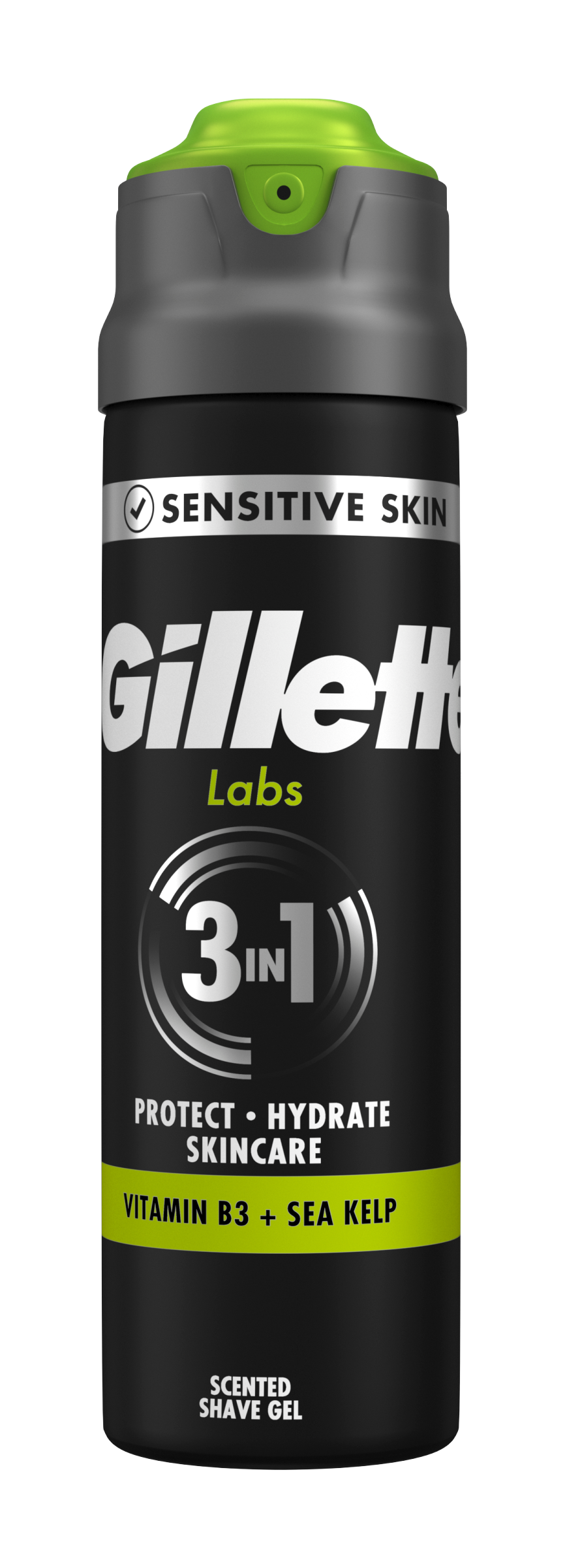 Gillette Gel na holení Labs 3v1 198 ml