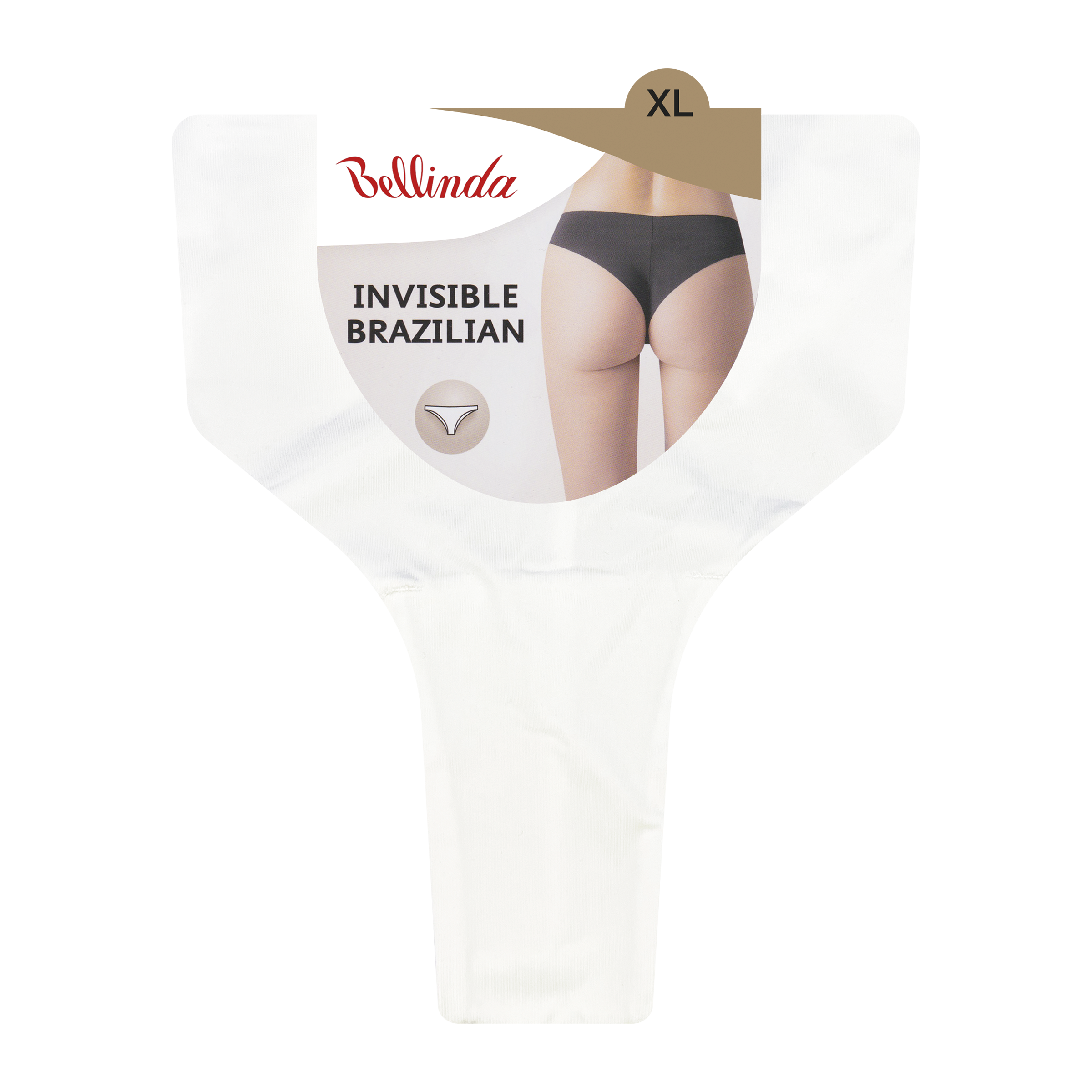 Bellinda Dámské kalhotky Invisible Brazilian bílé vel. XL