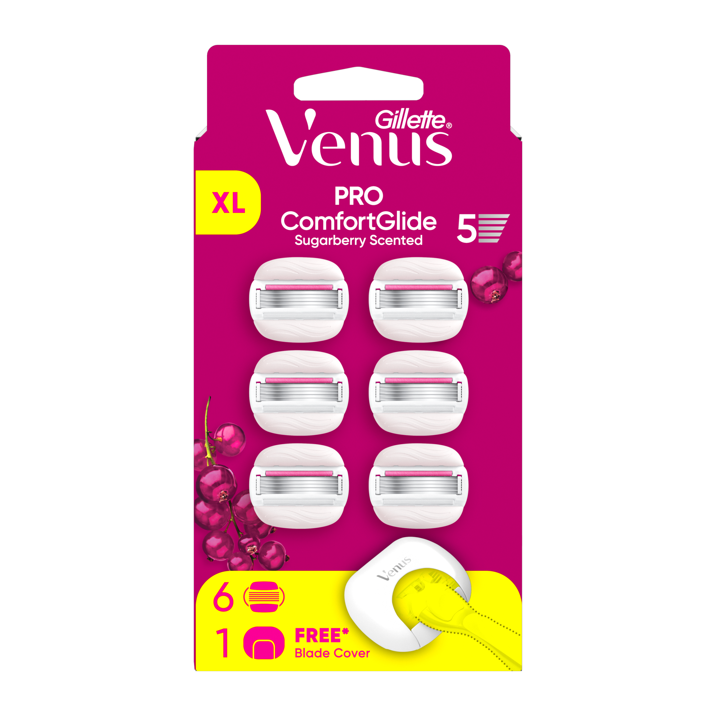 Náhradní holicí hlavice Venus Pro ComfortGlide Sugarberry XL