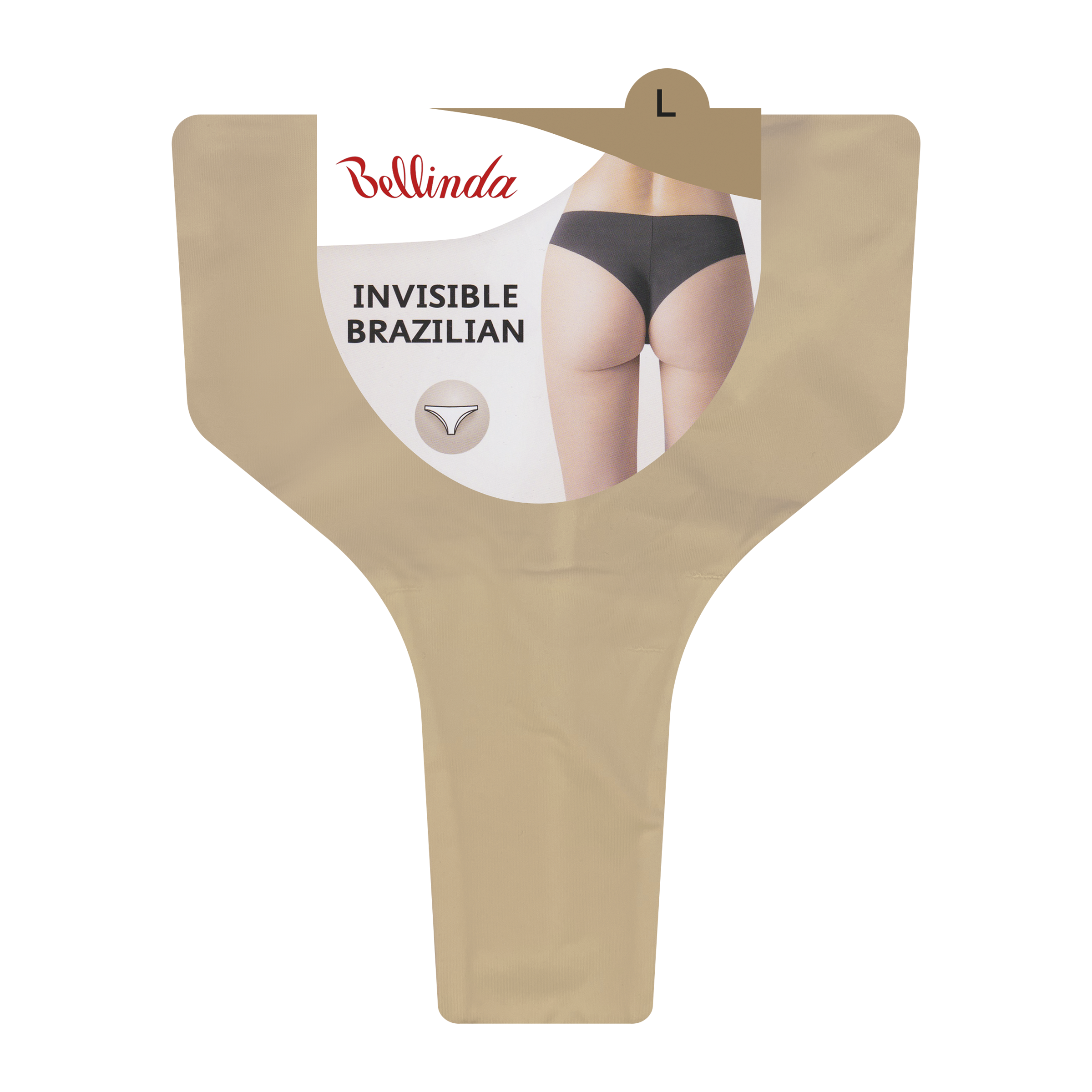 Dámské kalhotky Invisible Brazilian tělové vel. L
