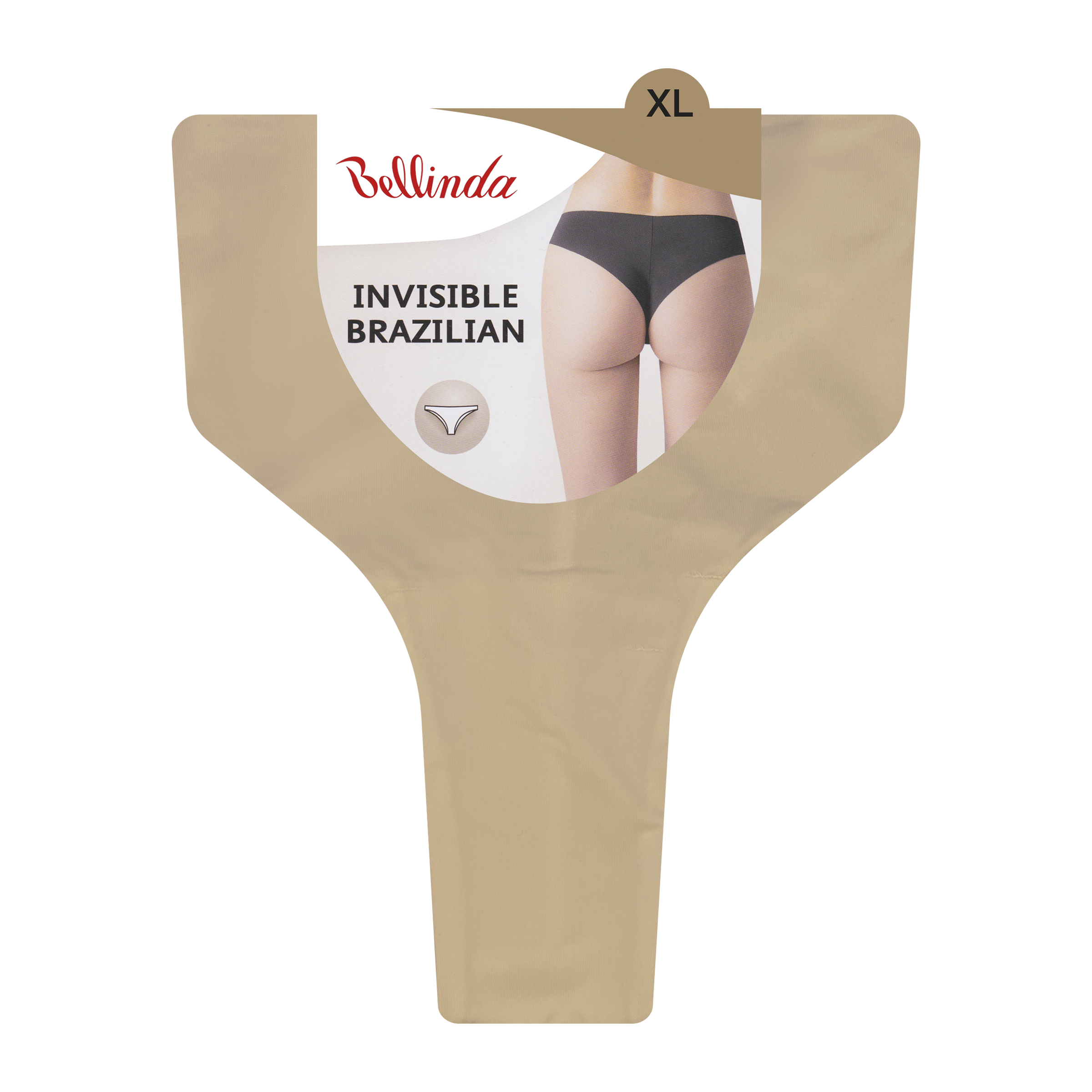Dámské kalhotky Invisible Brazilian tělové vel. XL