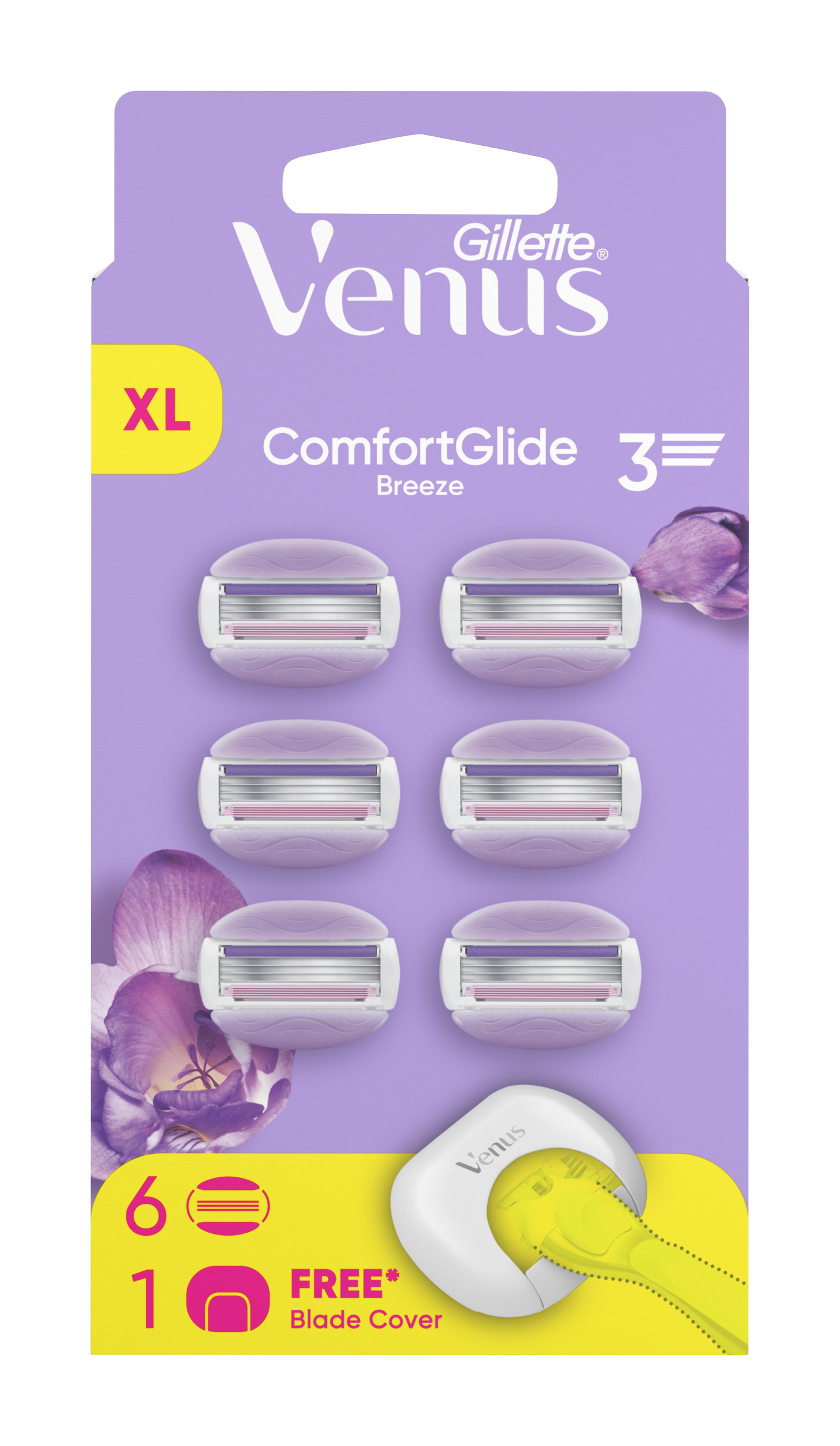 Gillette Náhradní holicí hlavice Venus ComfortGlide 6 ks