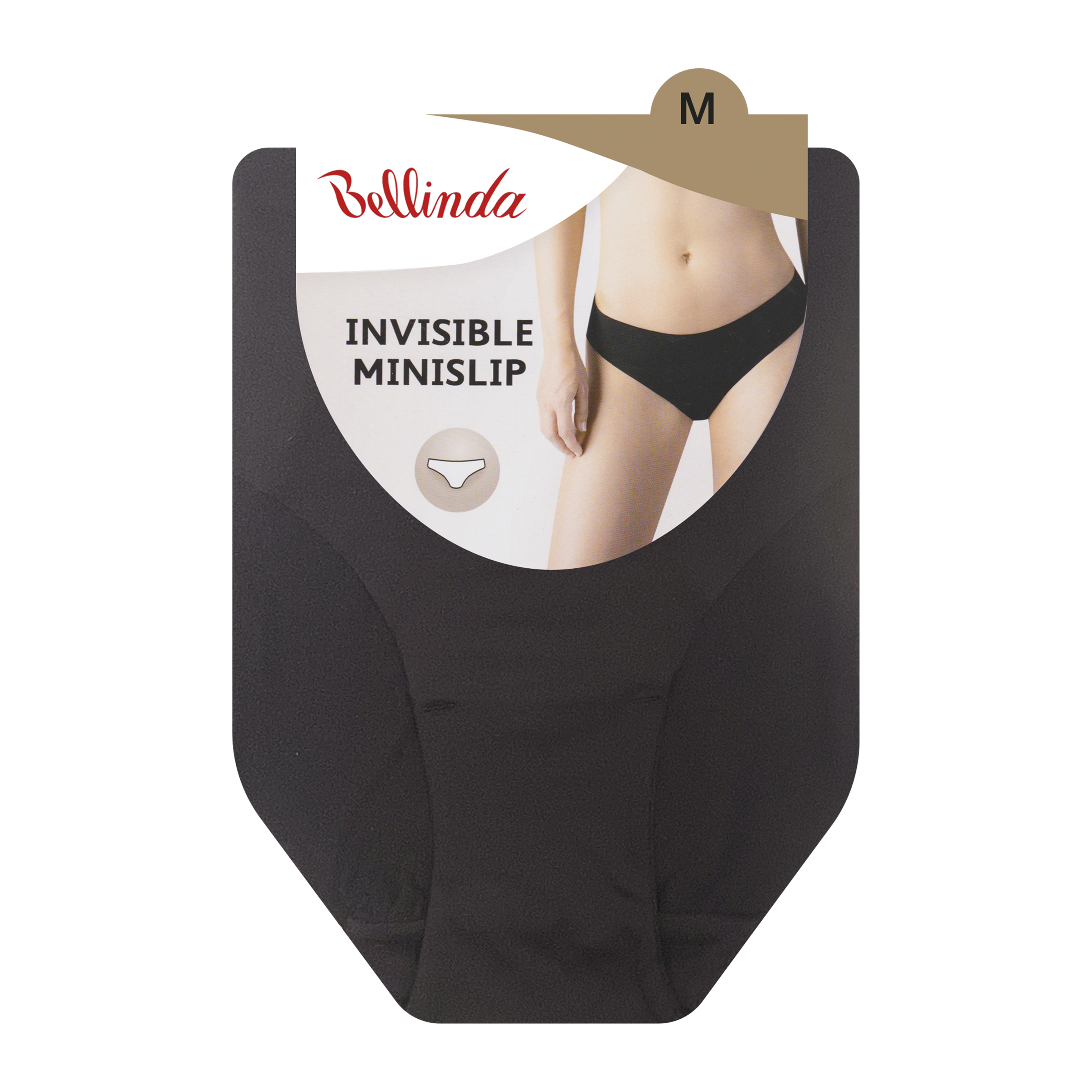 Dámské kalhotky Invisible Minislip černé vel. M