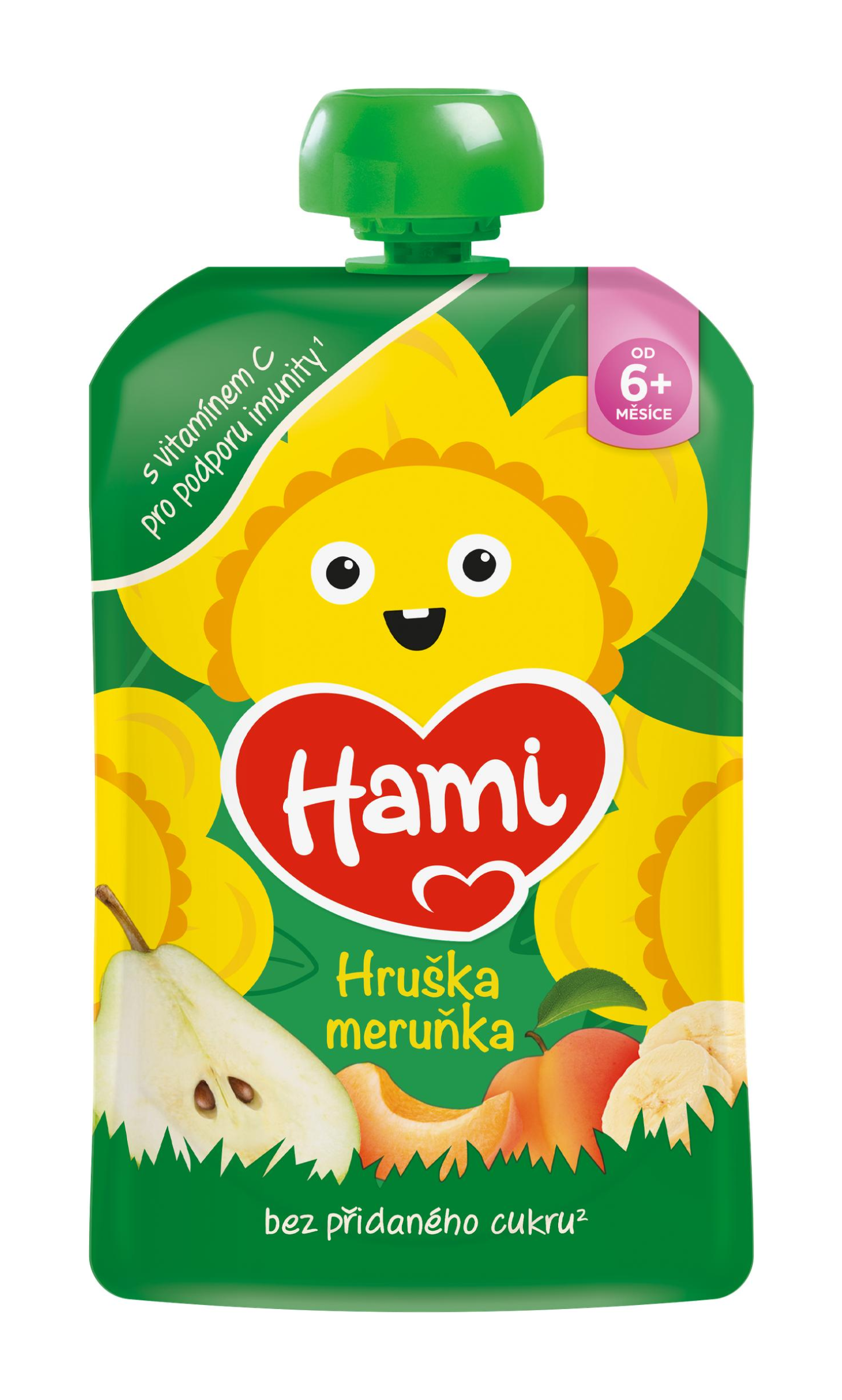 Hami Ovocný příkrm s vitamínem C Hruška a meruňka