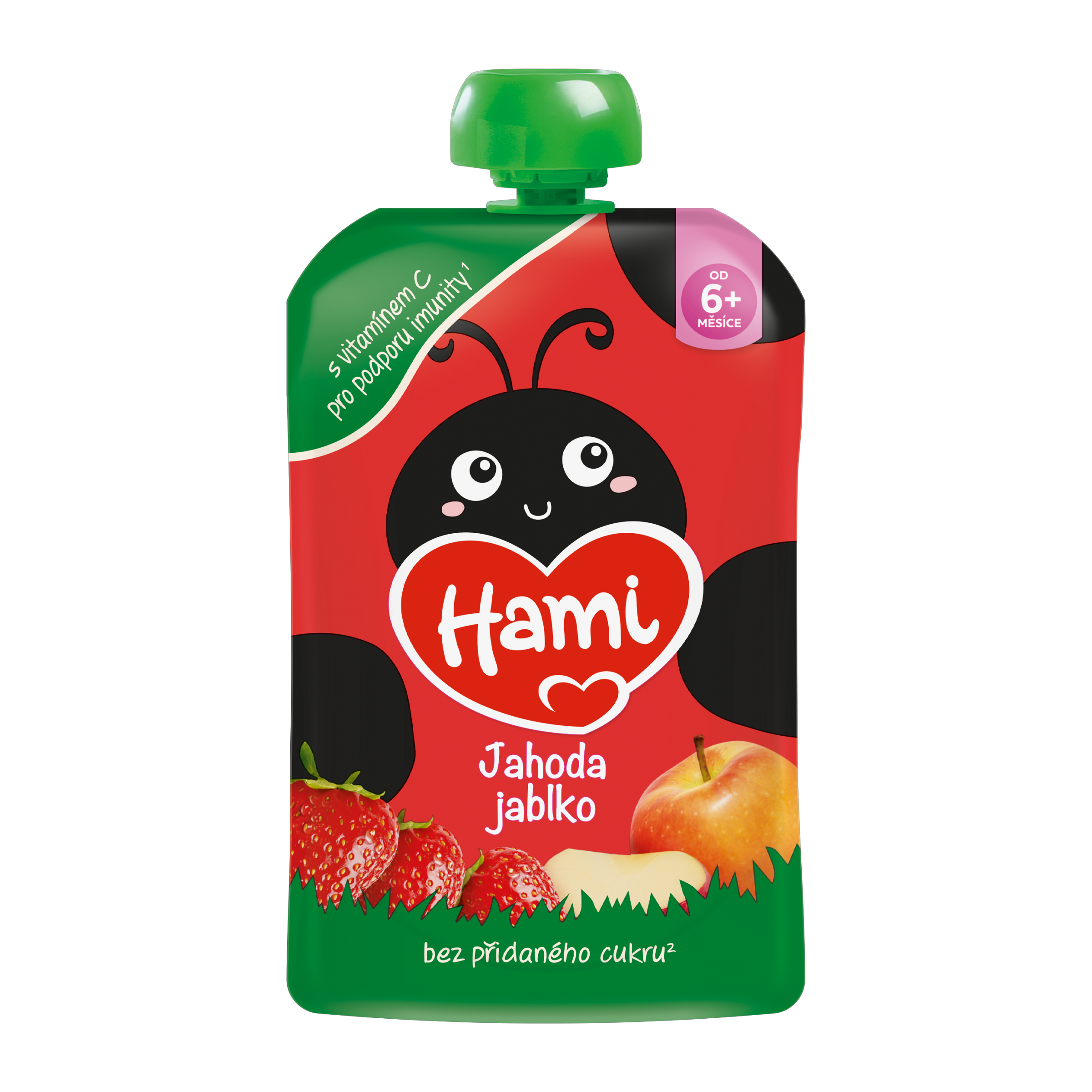 Ovocný příkrm s vitamínem C Jahoda a jablko