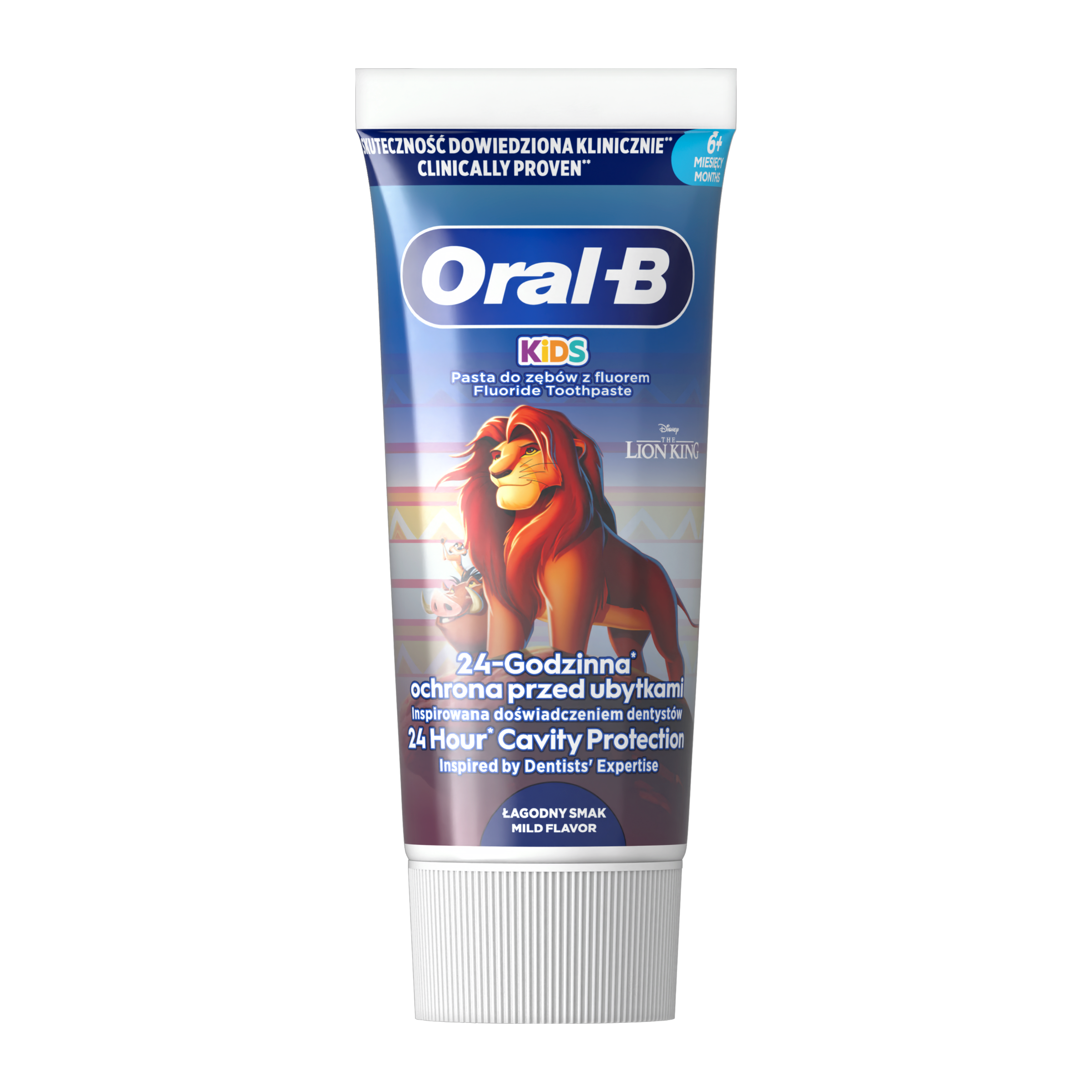 Dětská zubní pasta Kids 6+ měsíců Lví král