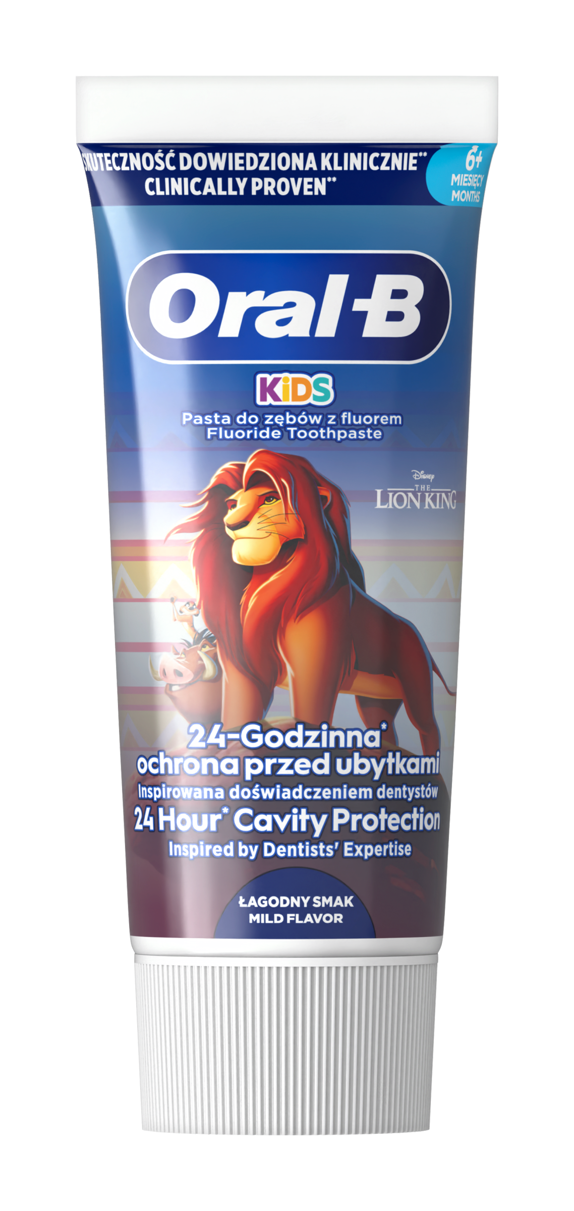 Oral-B Dětská zubní pasta Kids 6+ měsíců Lví král 60 ml