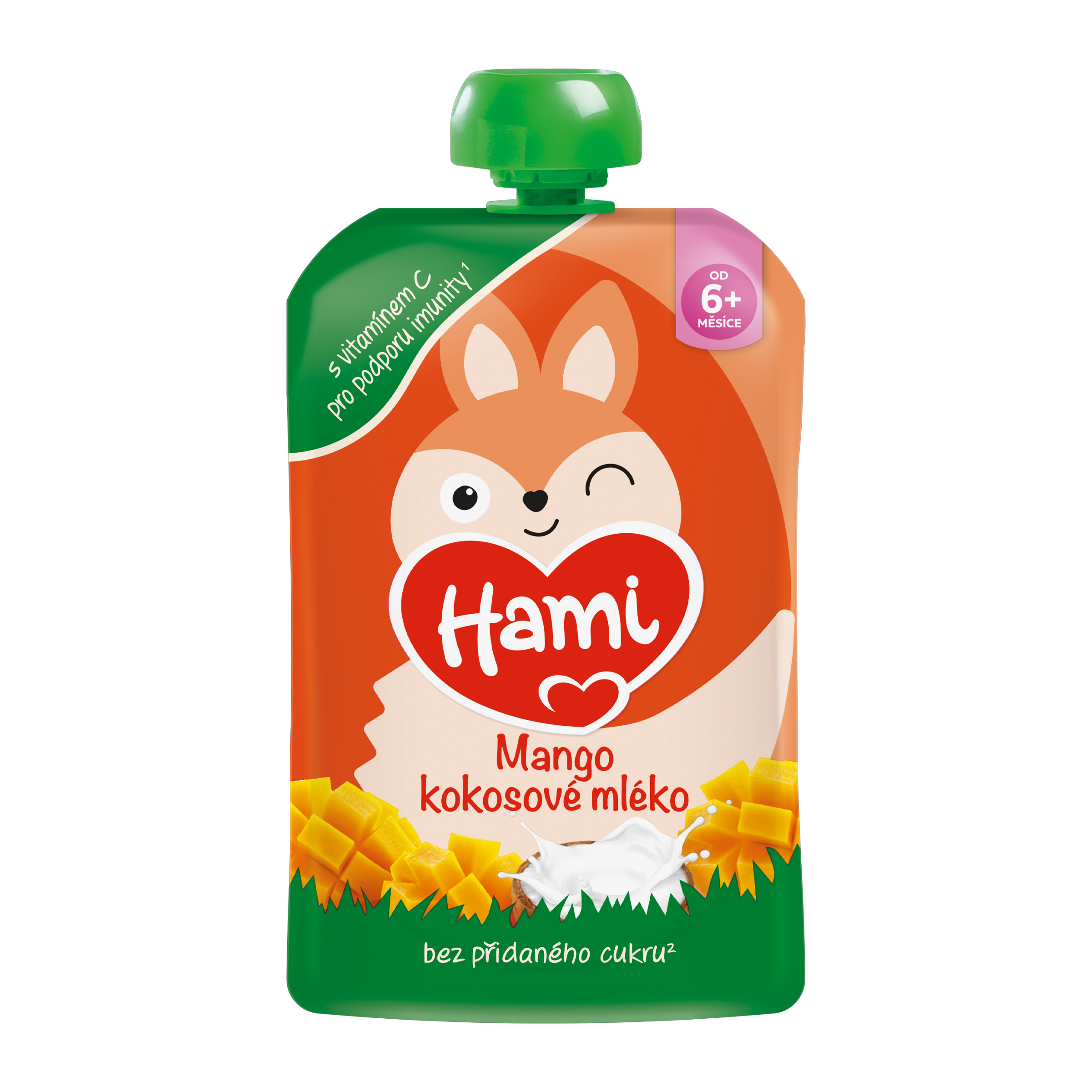 Ovocný příkrm s vitamínem C Mango a kokosové mléko