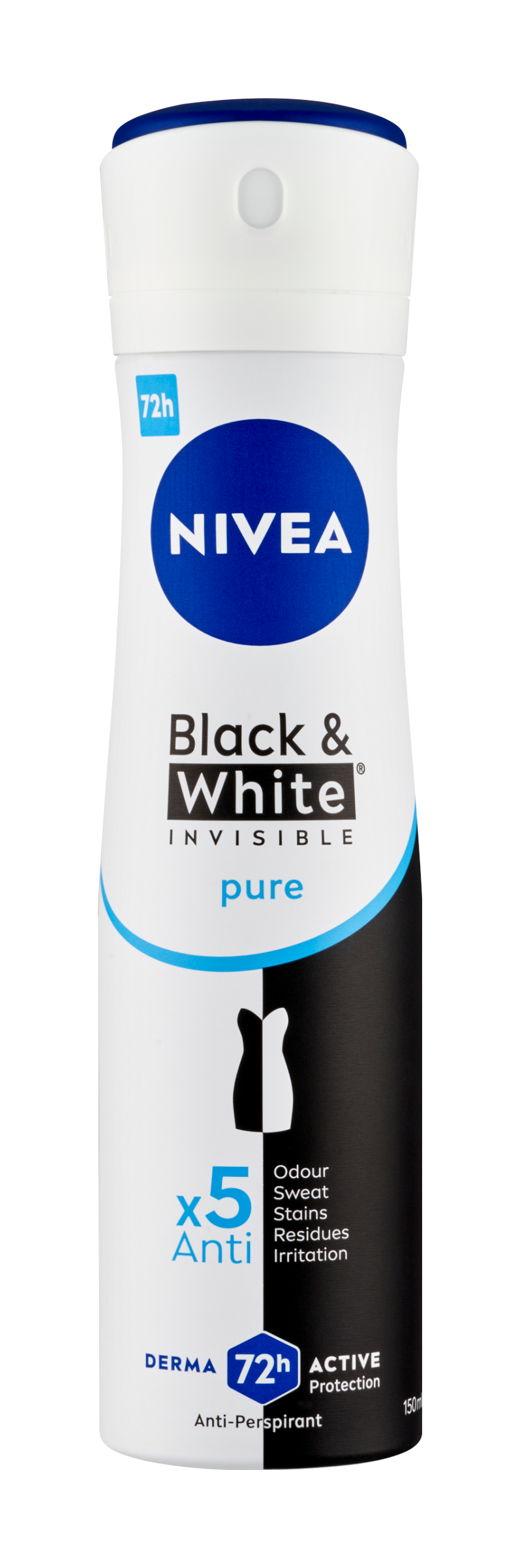 Antiperspirant sprej pro ženy Black & White Invisible Pure 