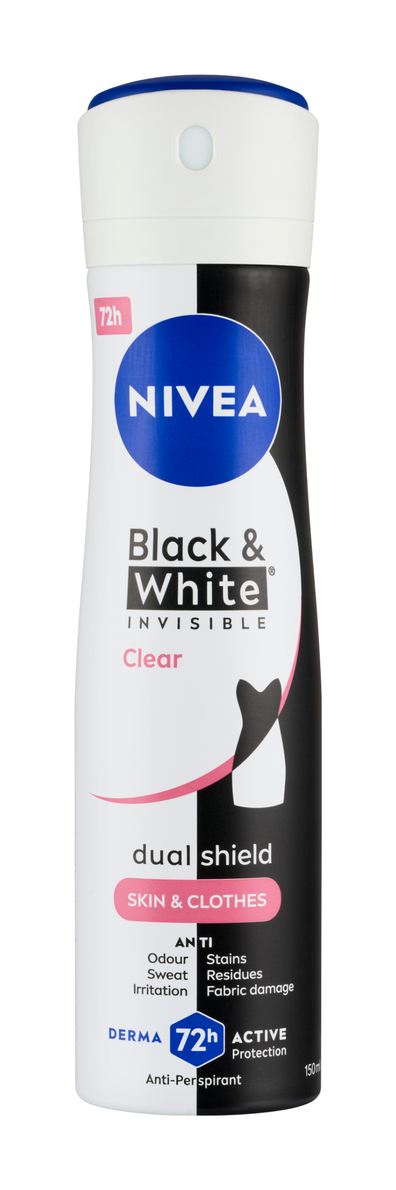 Antiperspirant sprej pro ženy Black & White Invisible Clear 