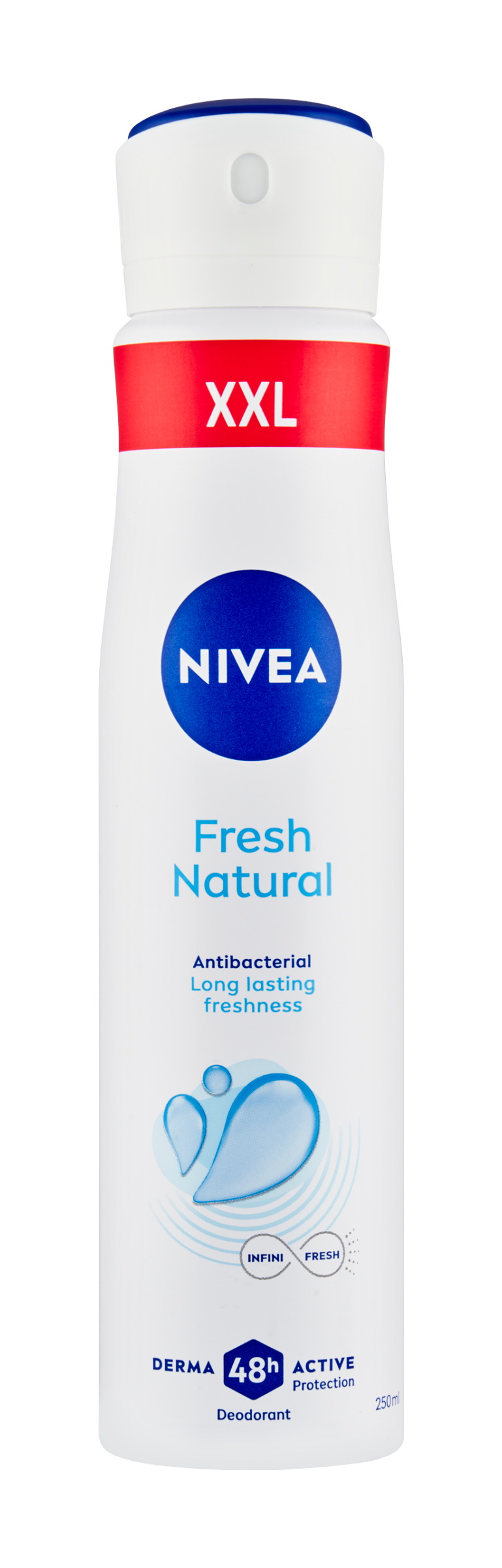 NIVEA Deodorant sprej pro ženy Fresh Natural XXL 250 ml