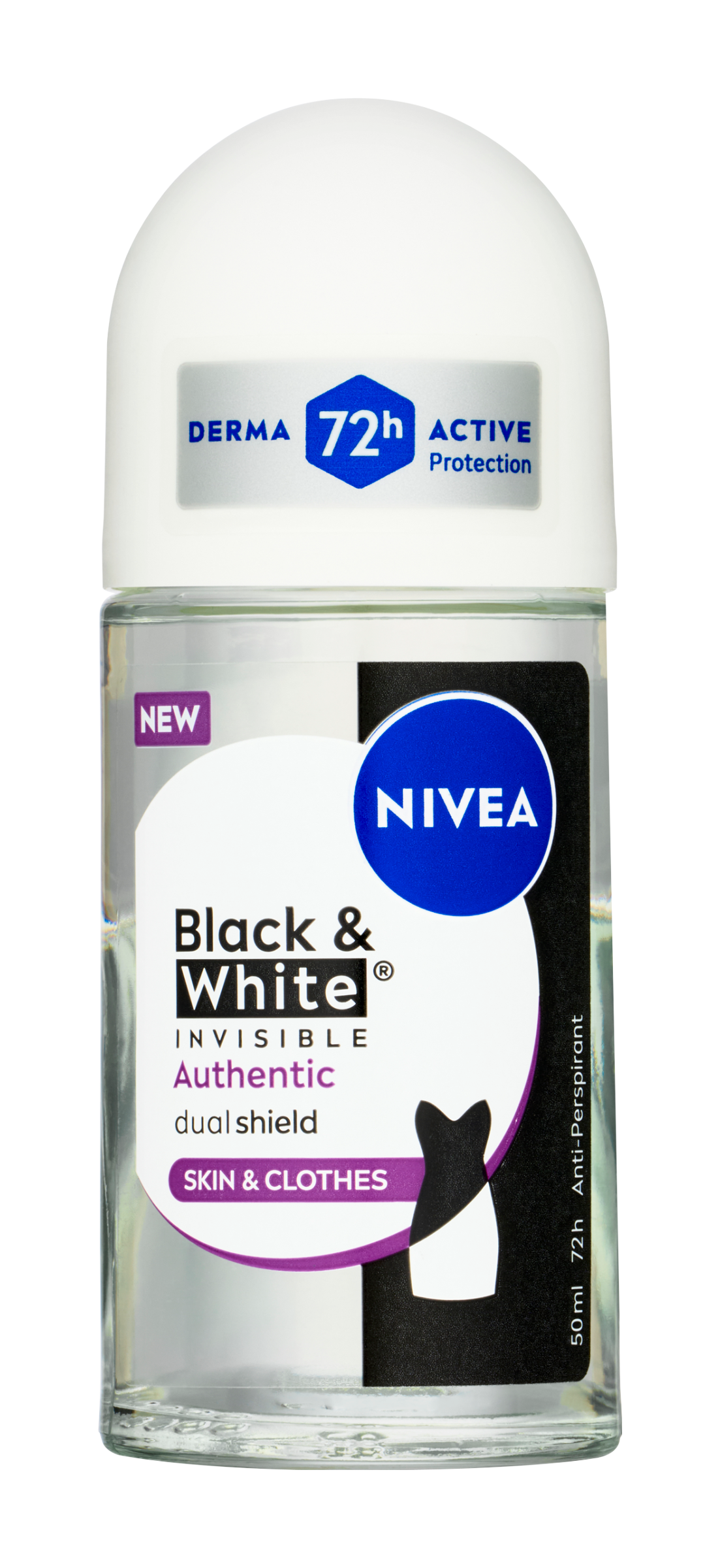 Antiperspirant roll-on Black & White Authentic
