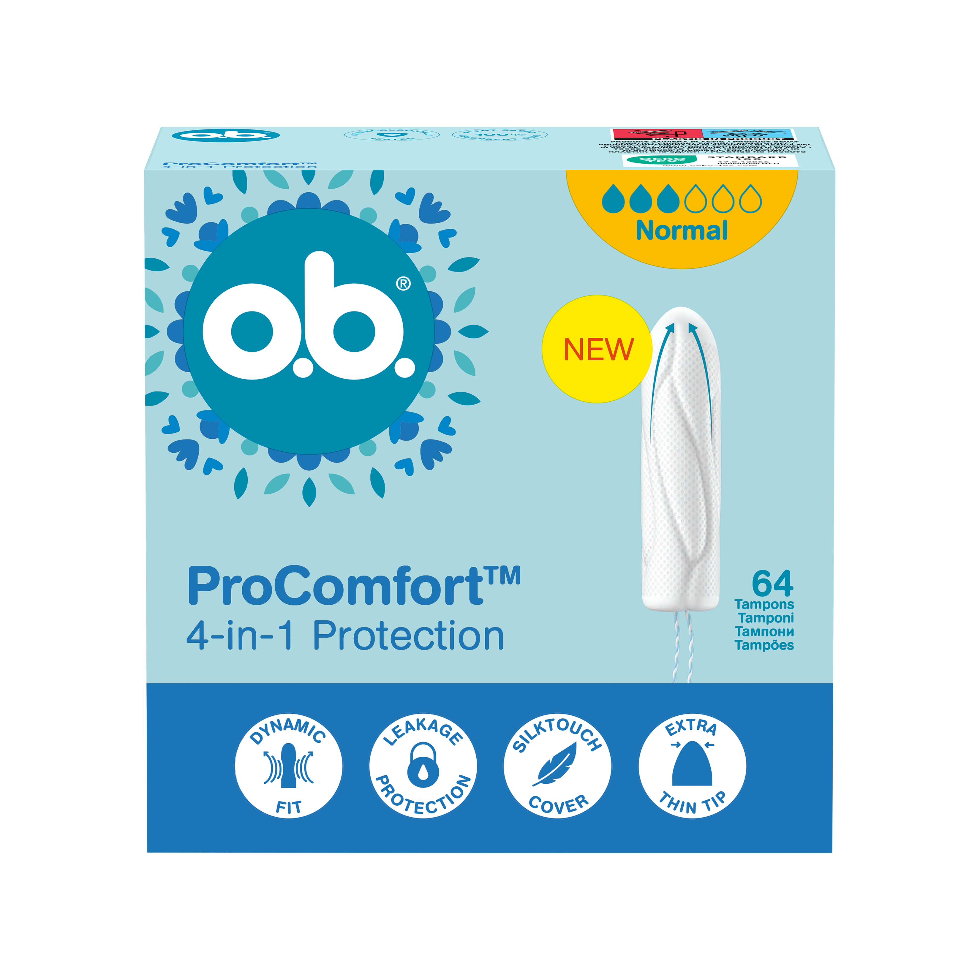 Tampony ProComfort Normal 64 ks