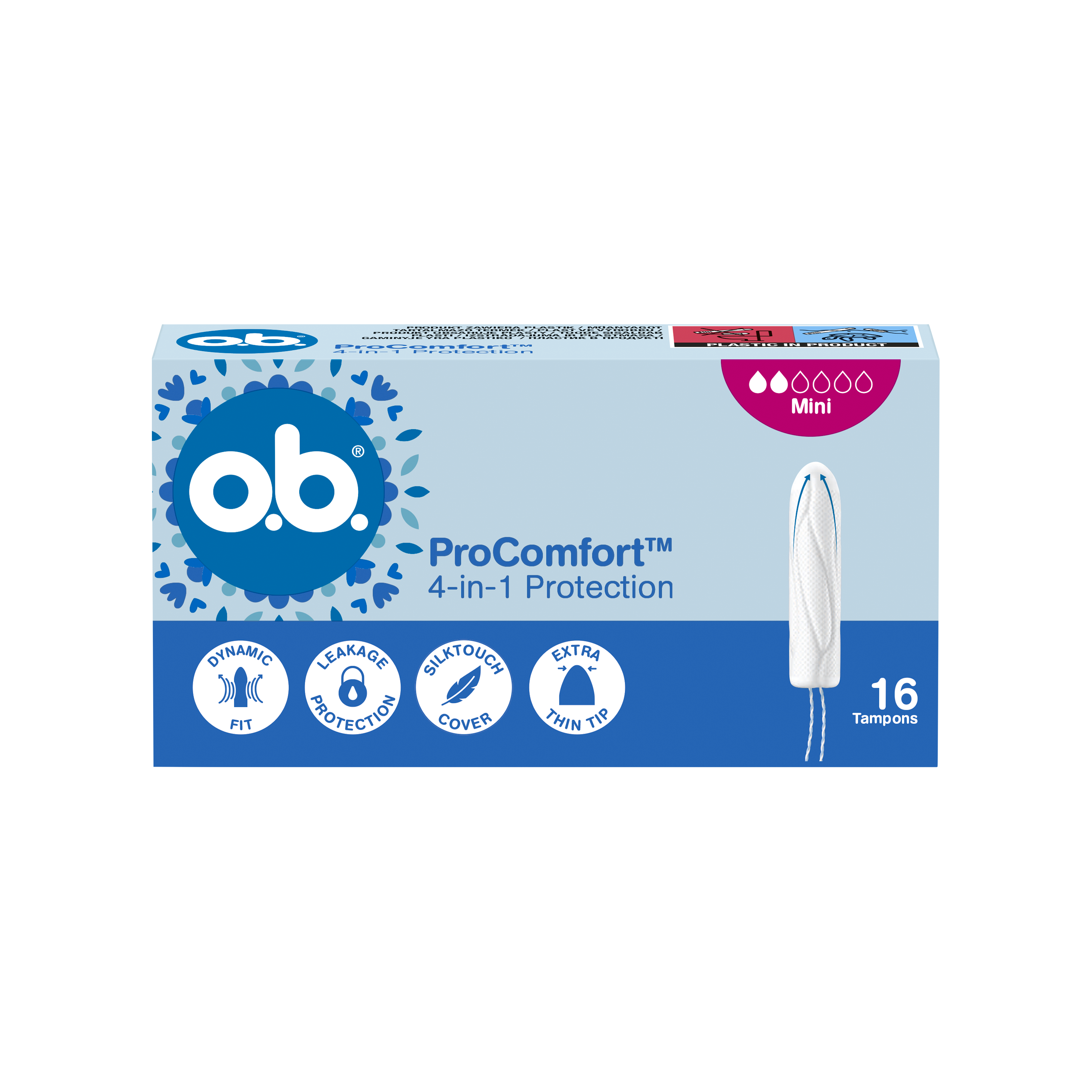 Tampony mini ProComfort 16 ks