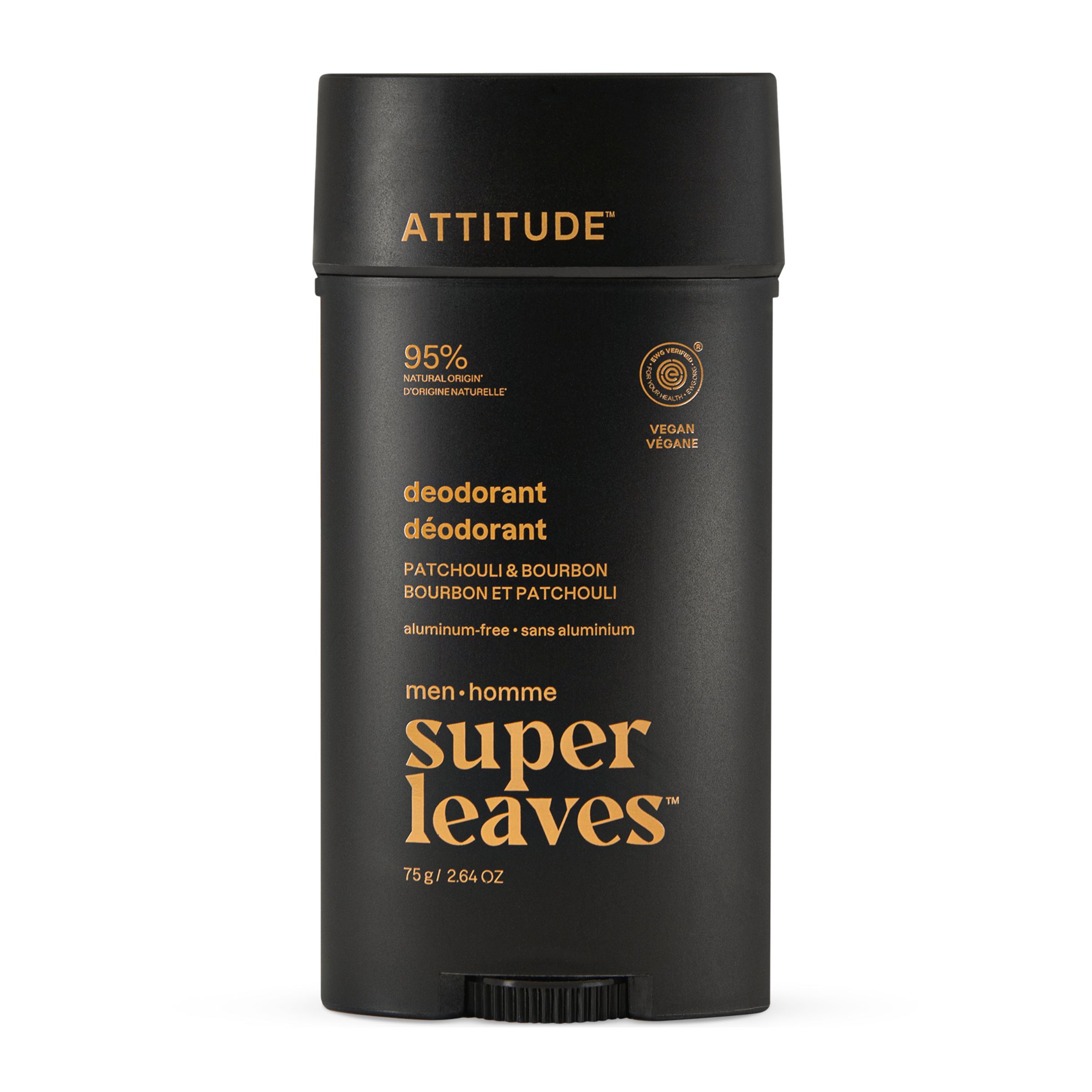 Deodorant tuhý pro muže Pačuli & bourbon