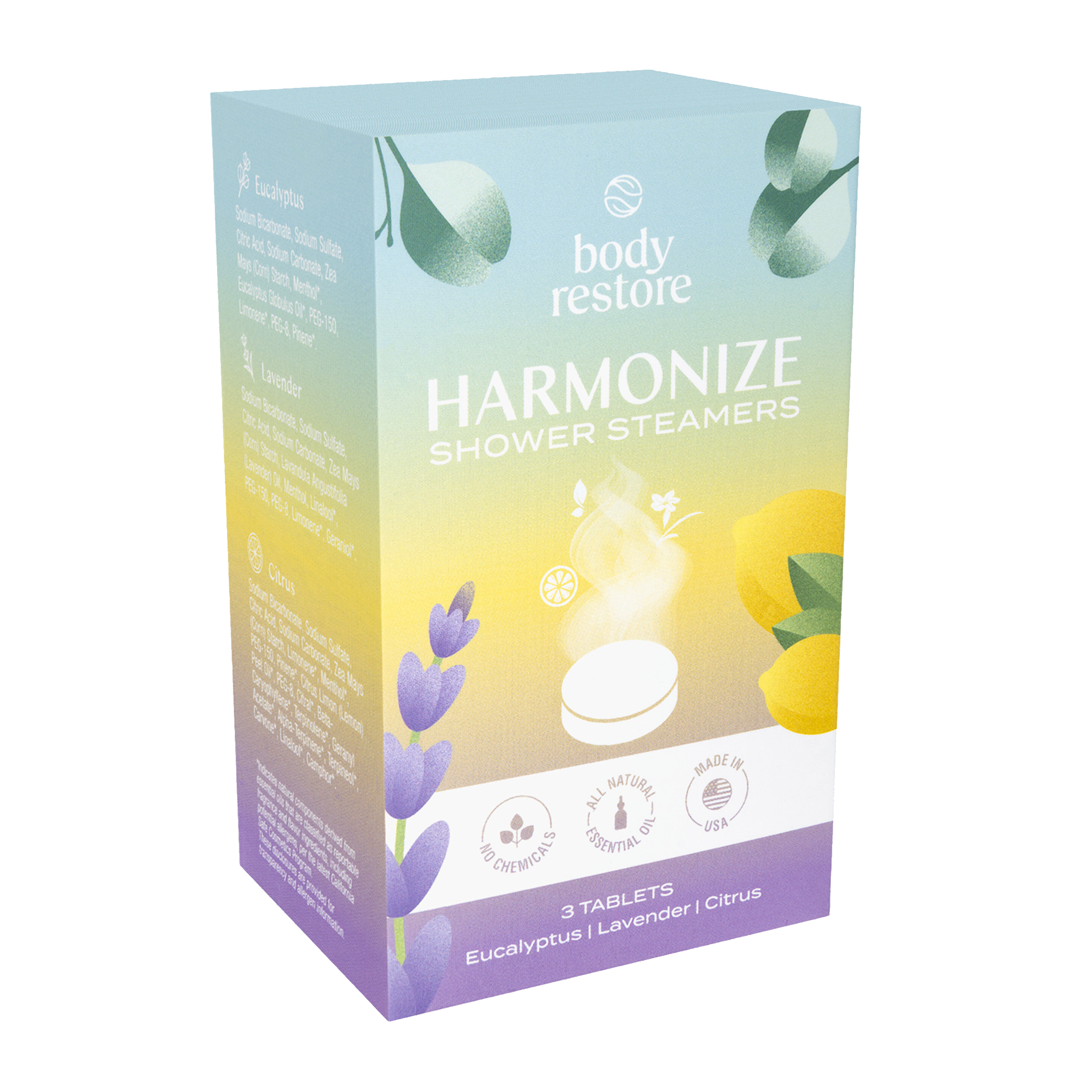 Aromatické tablety do sprchy Harmonize