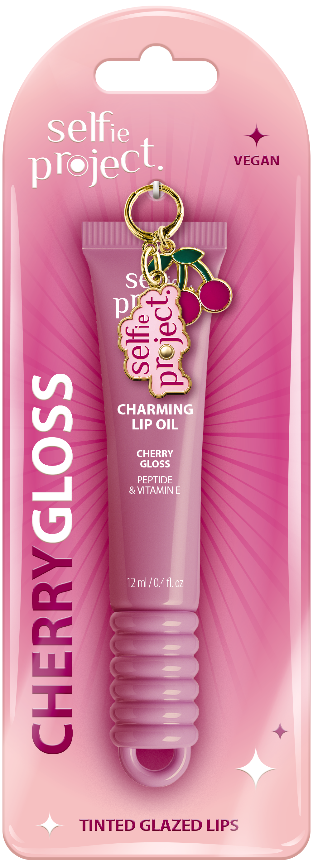 Selfie Project Balzám na rty Cherry Gloss 12 ml