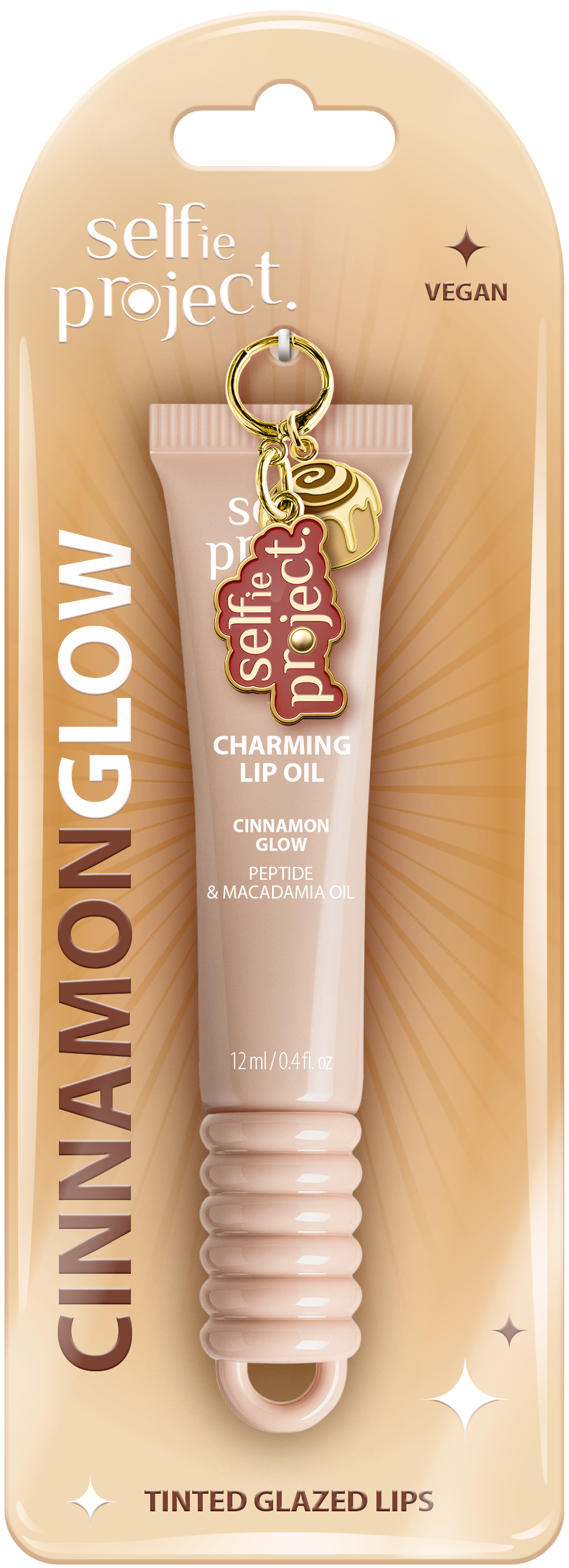Selfie Project Balzám na rty Cinnamon Glow 12 ml