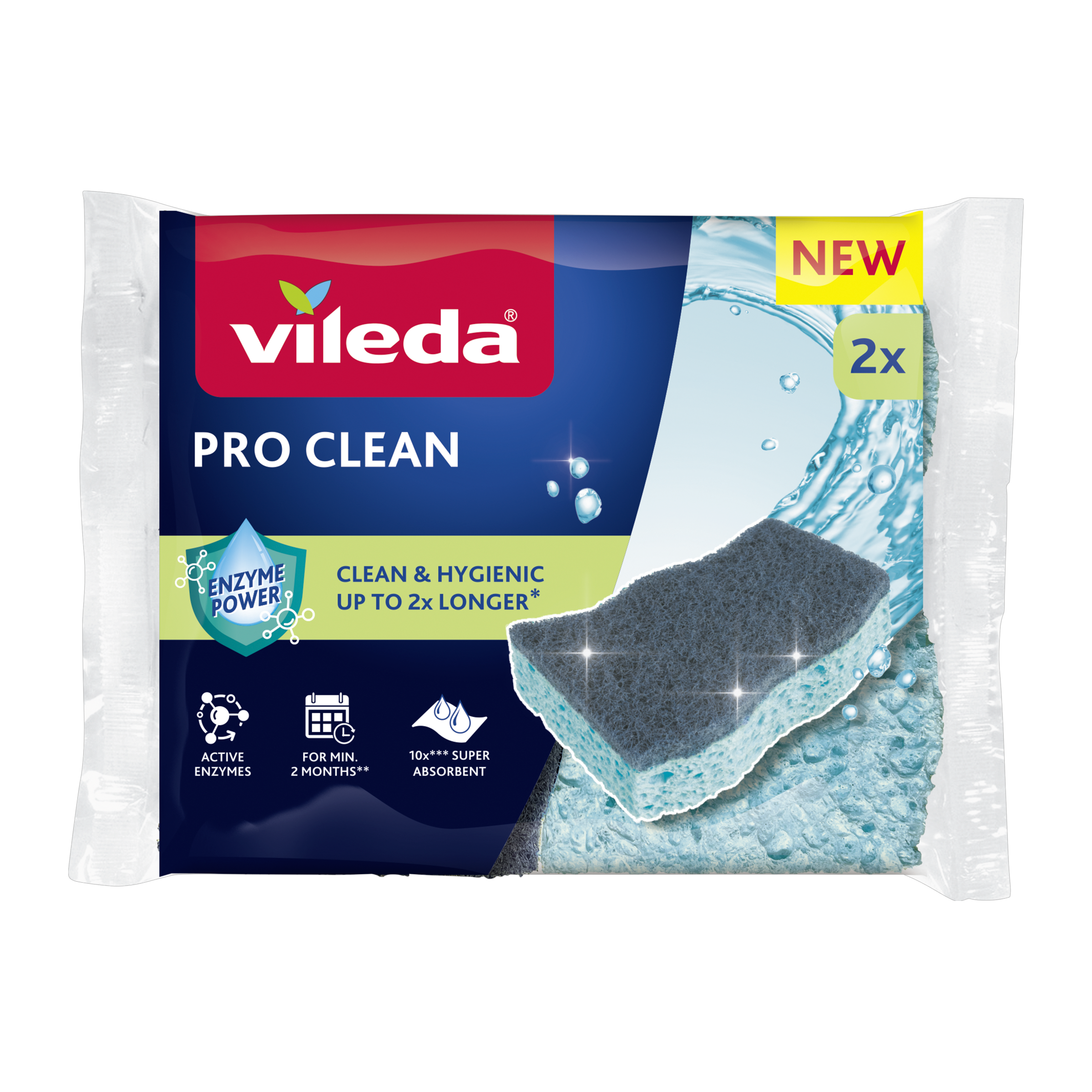 Viskózní houbička Pro Clean 2 ks