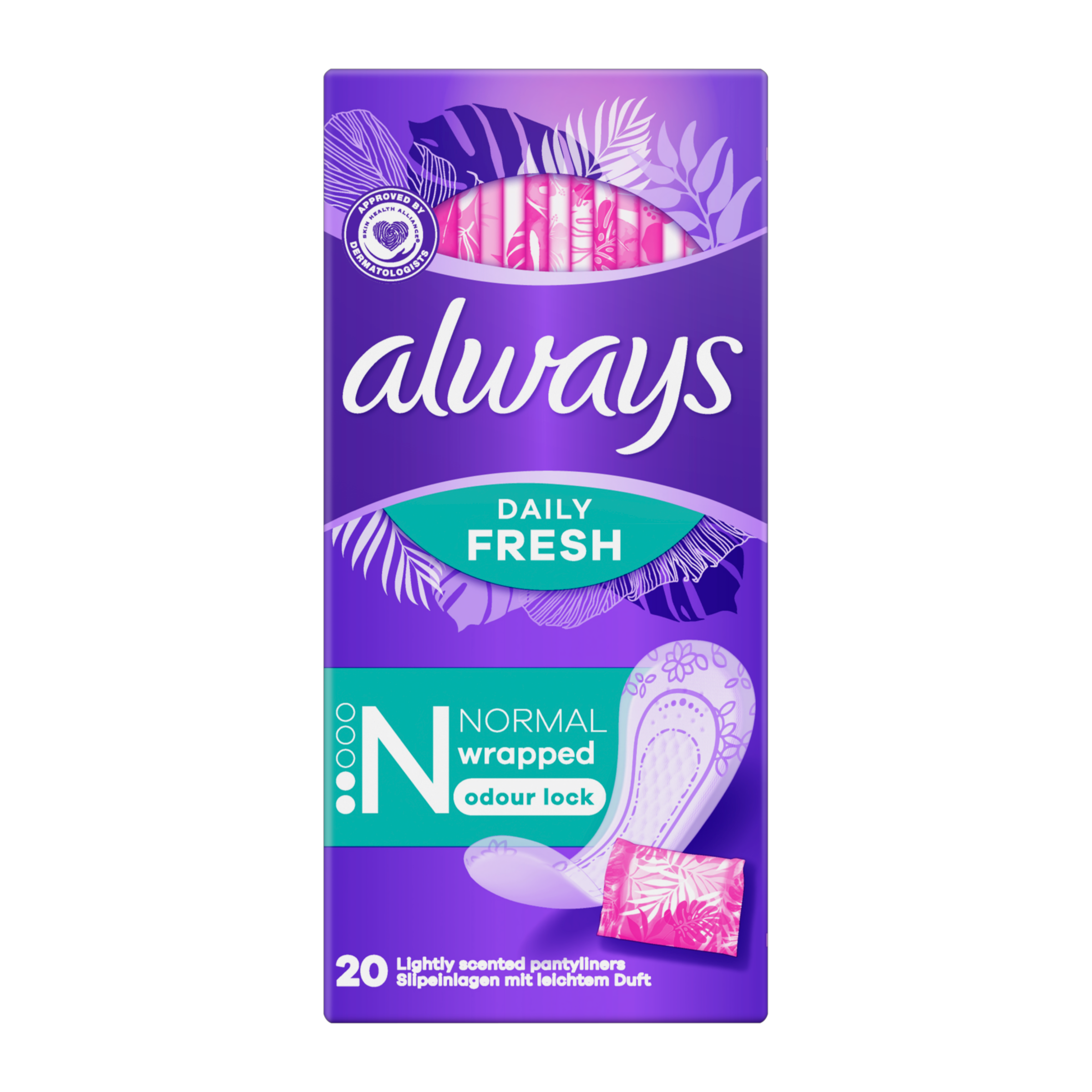 Hygienické vložky Daily Fresh Normal Wrapped 20 ks