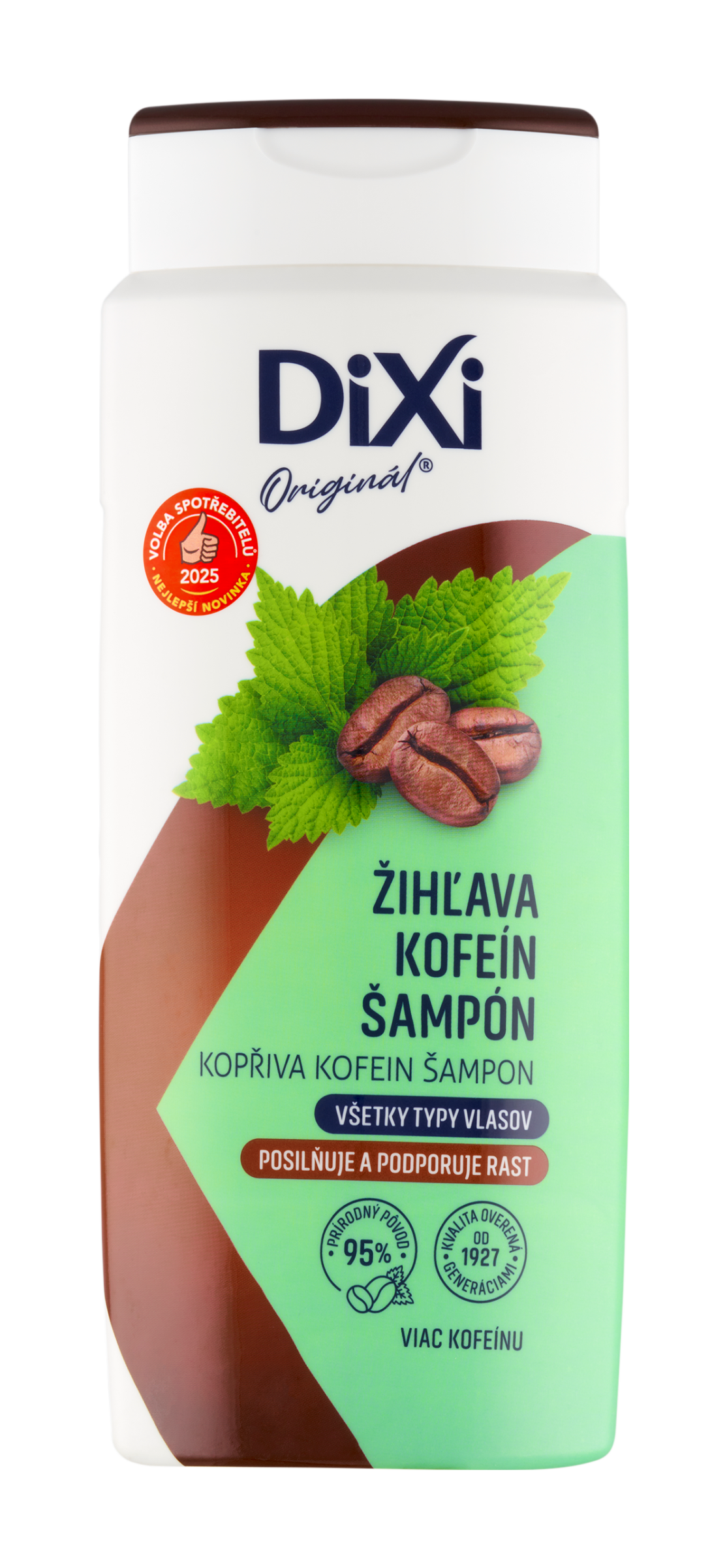 Dixi Šampon Kopřiva a kofein 400 ml