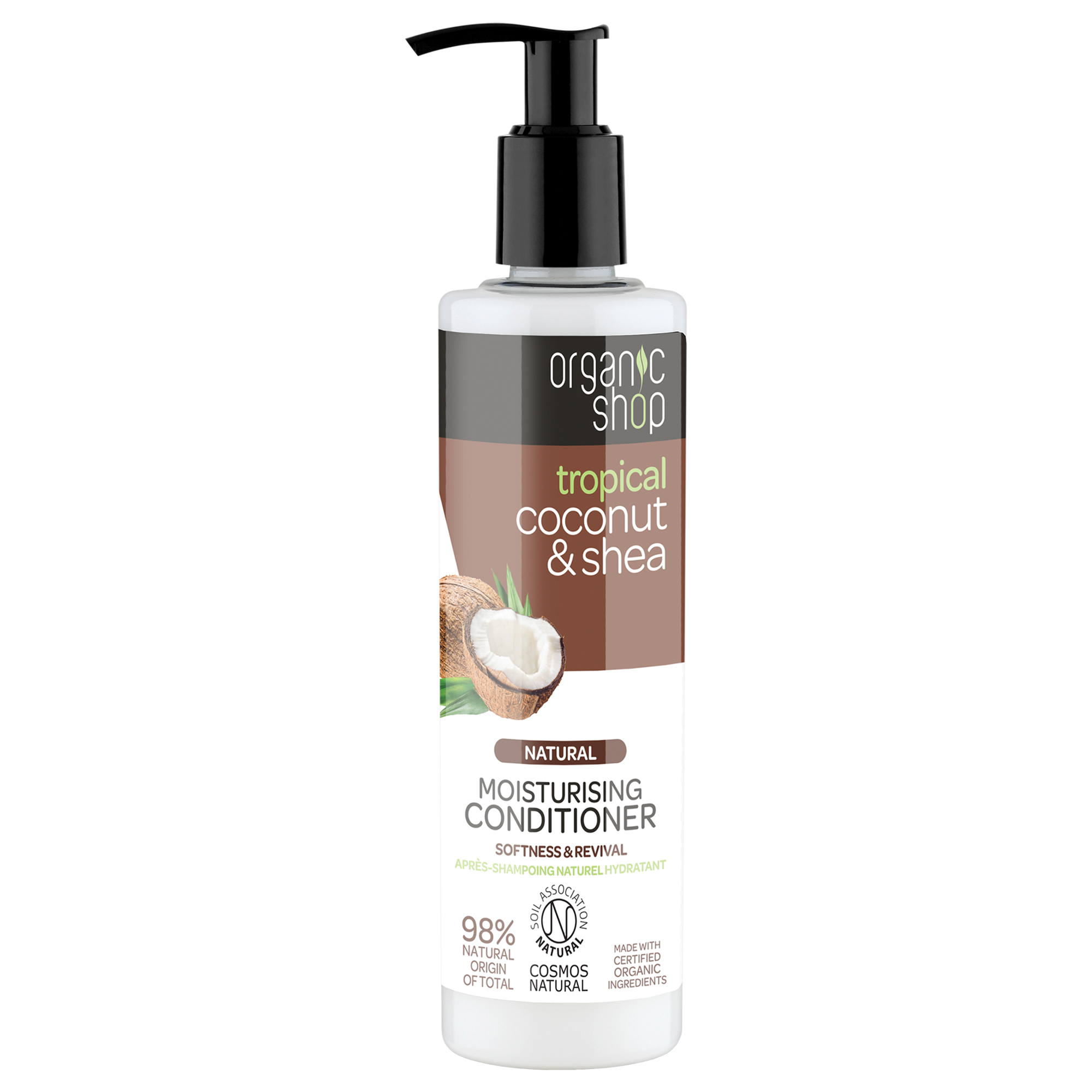 Organic Shop Hydratační kondicionér Kokos a bambucké máslo 280 ml