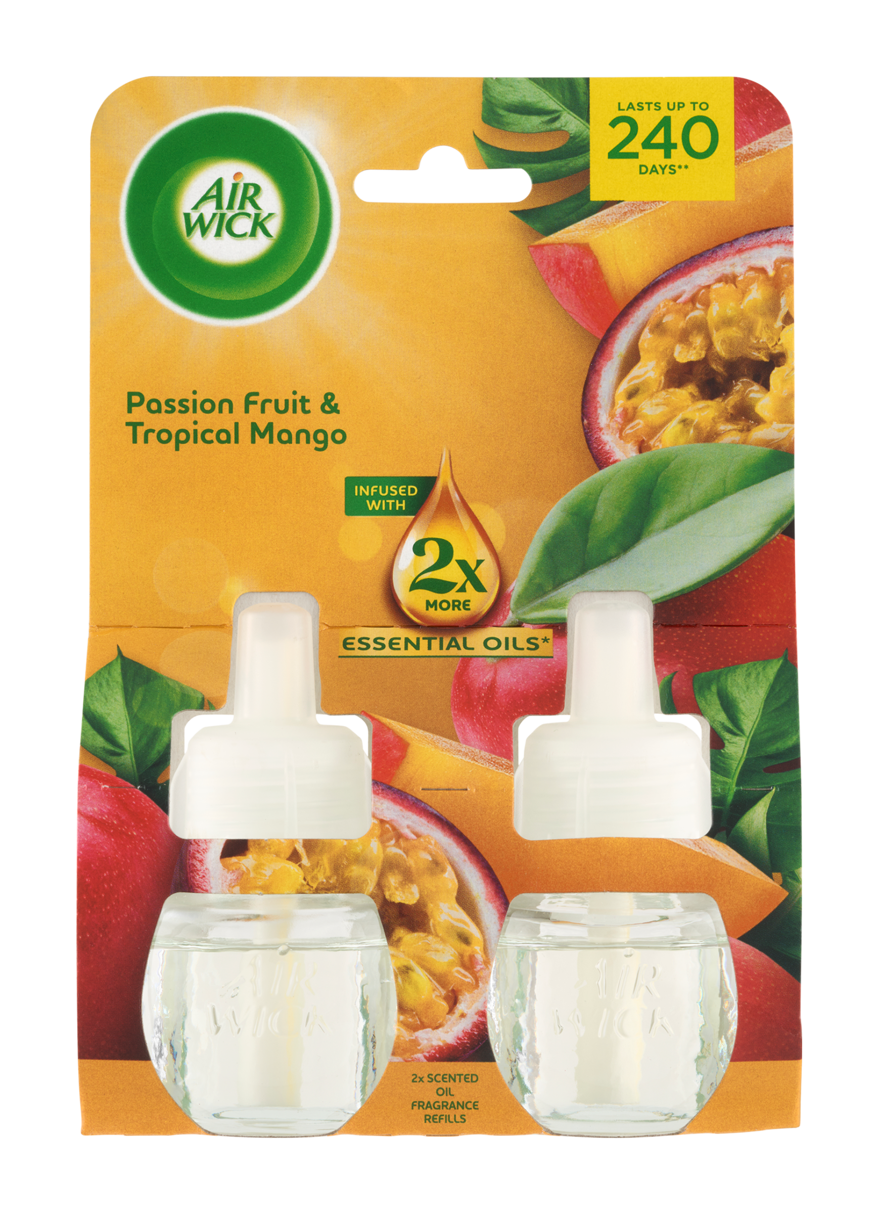 Tekutá náplň do elektrického osvěžovače vzduchu Maracuja a tropické mango