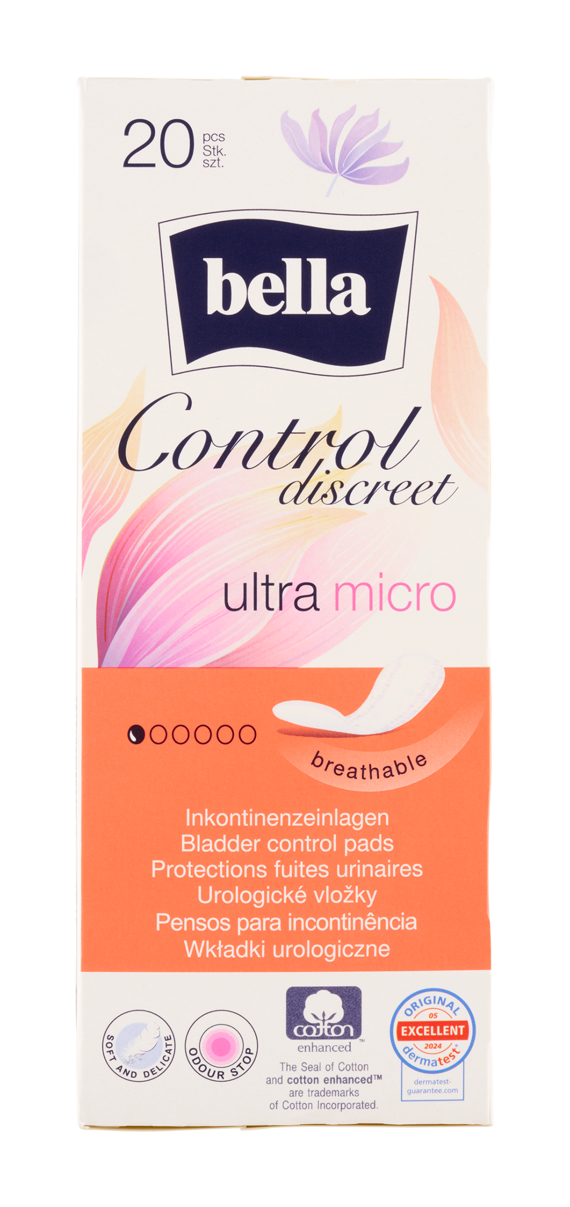 Bella Vložky Control Discreet Ultra Micro 20 ks