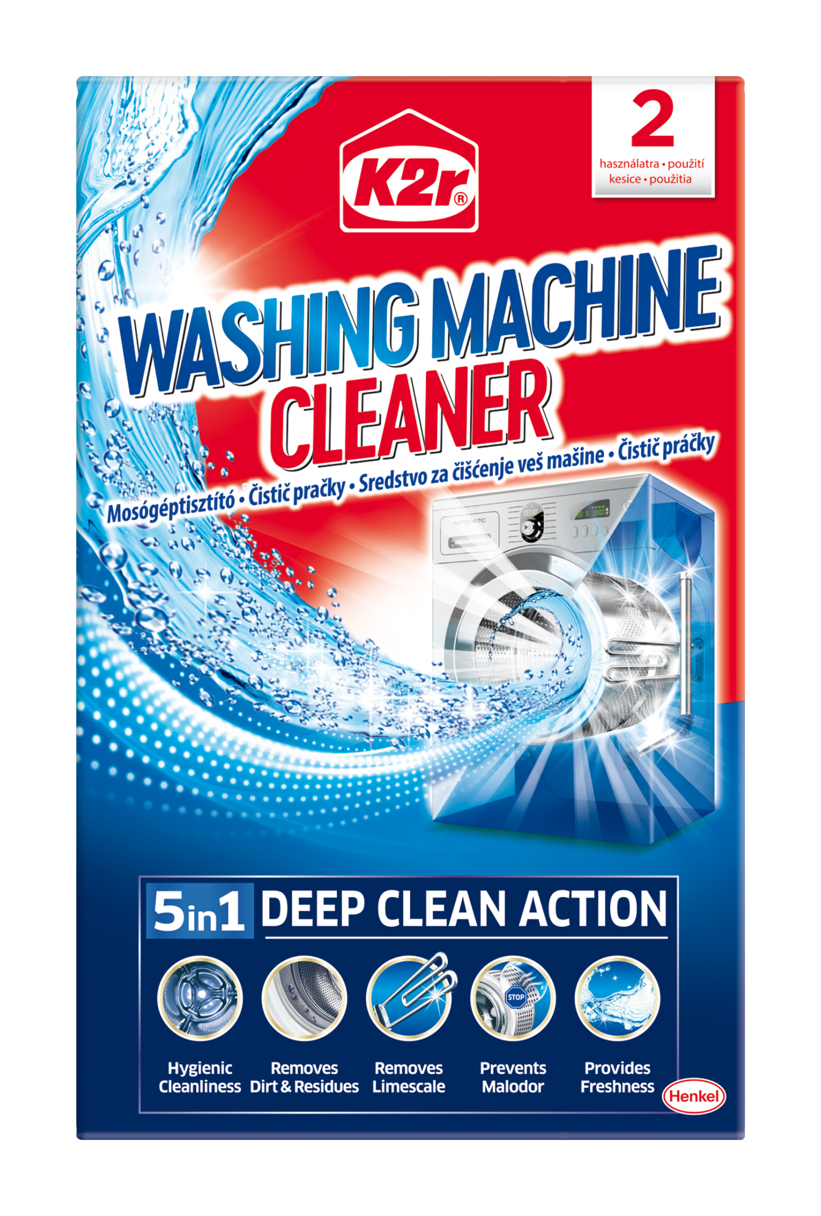 K2r Čistič pračky 5v1  2 ks