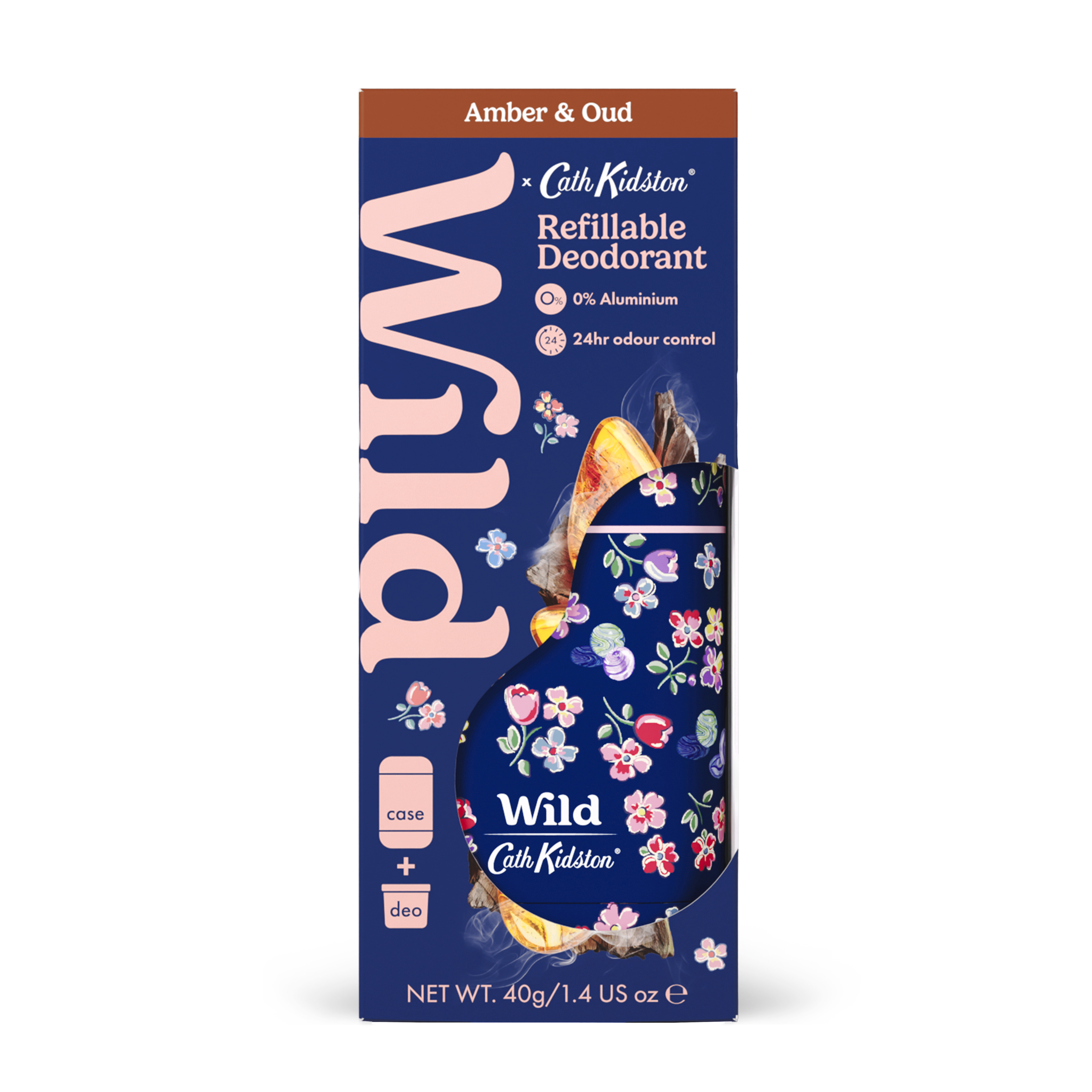 Wild Deodorant tuhý Starter Cath Kidstone Amber Oud