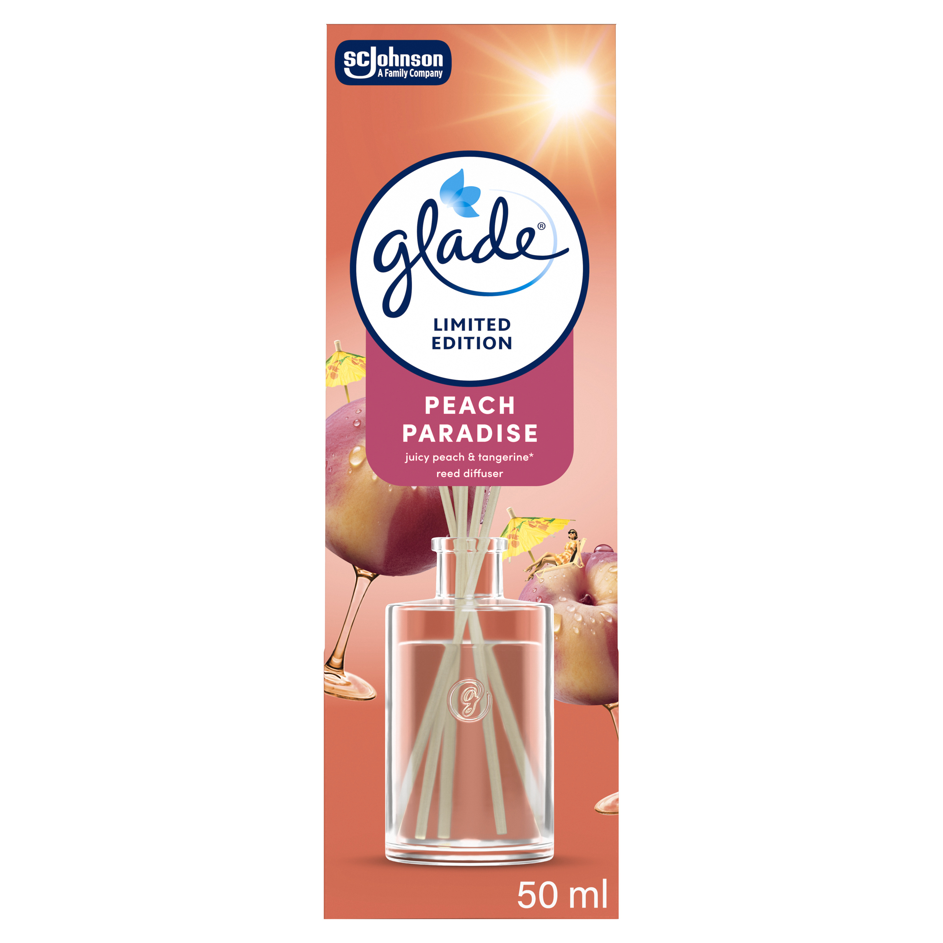 Glade Vonné tyčinky Peach Paradise 50 ml