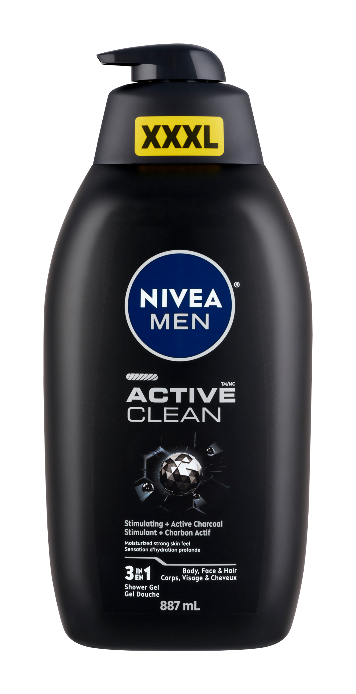 Sprchový gel Active Clean 3v1