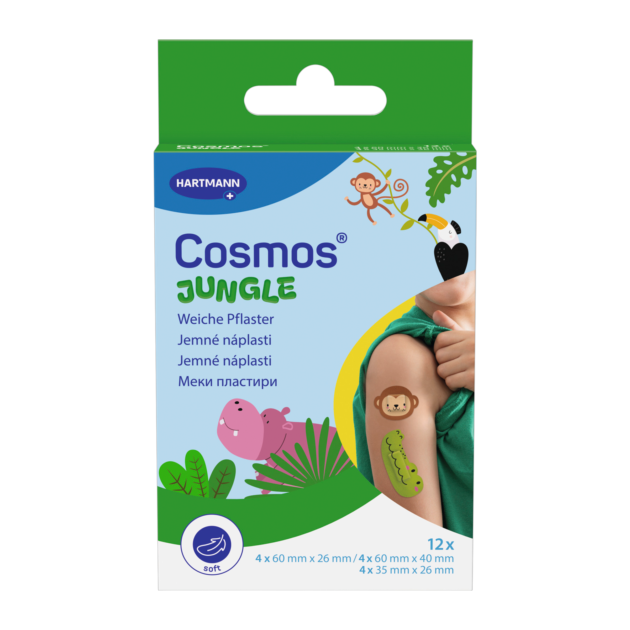Jemné náplasti pro děti Jungle