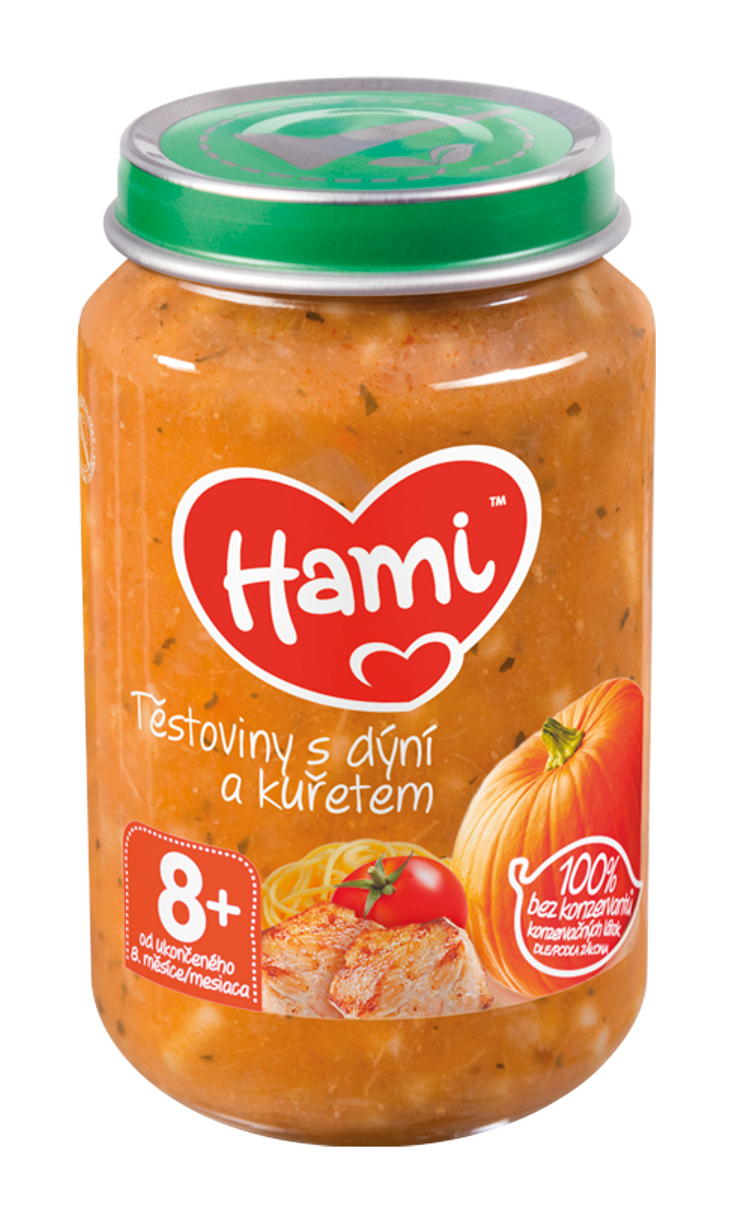 Hami Těstoviny s dýní a kuřetem 200 g