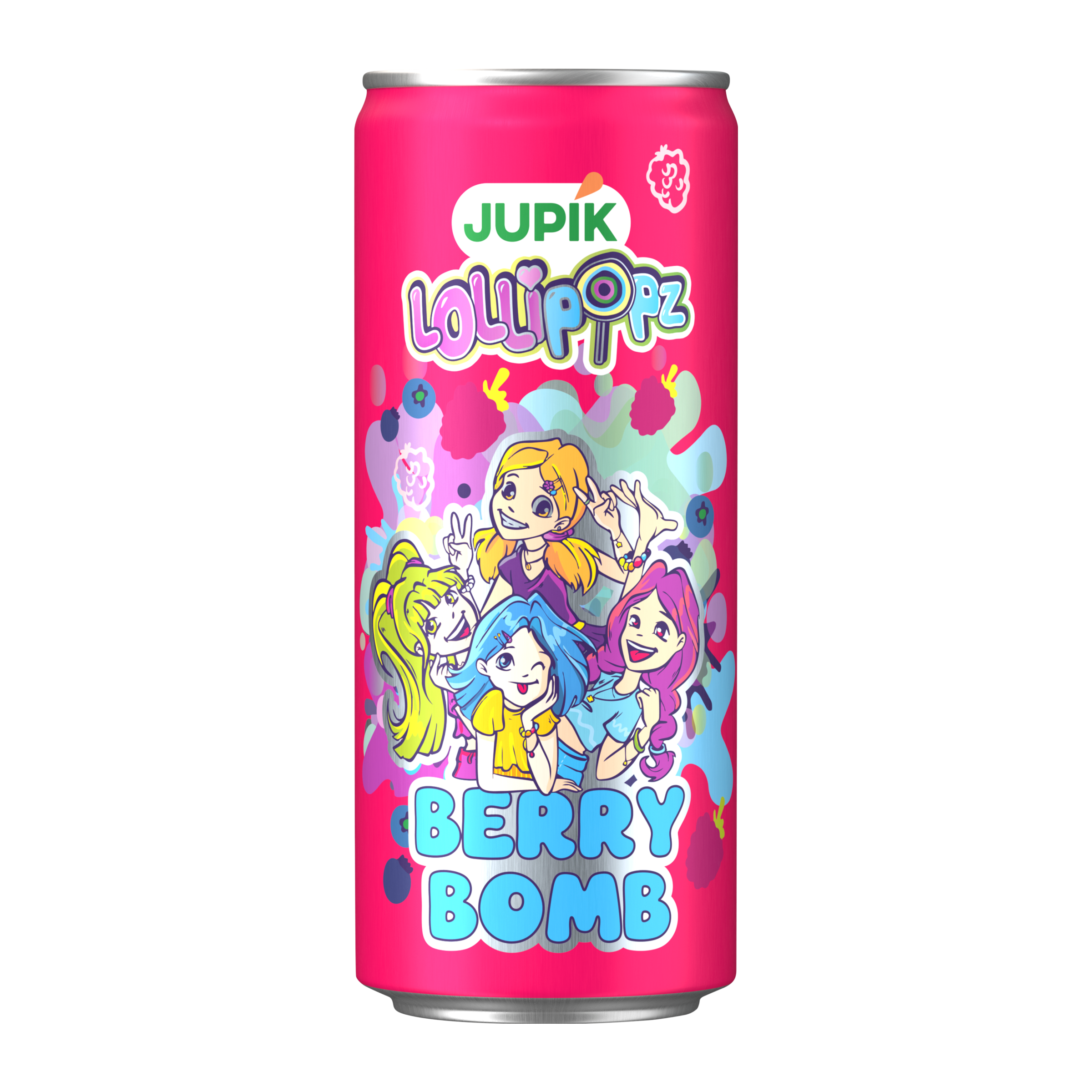 Sycený nápoj Lollipopz Berry Bomb