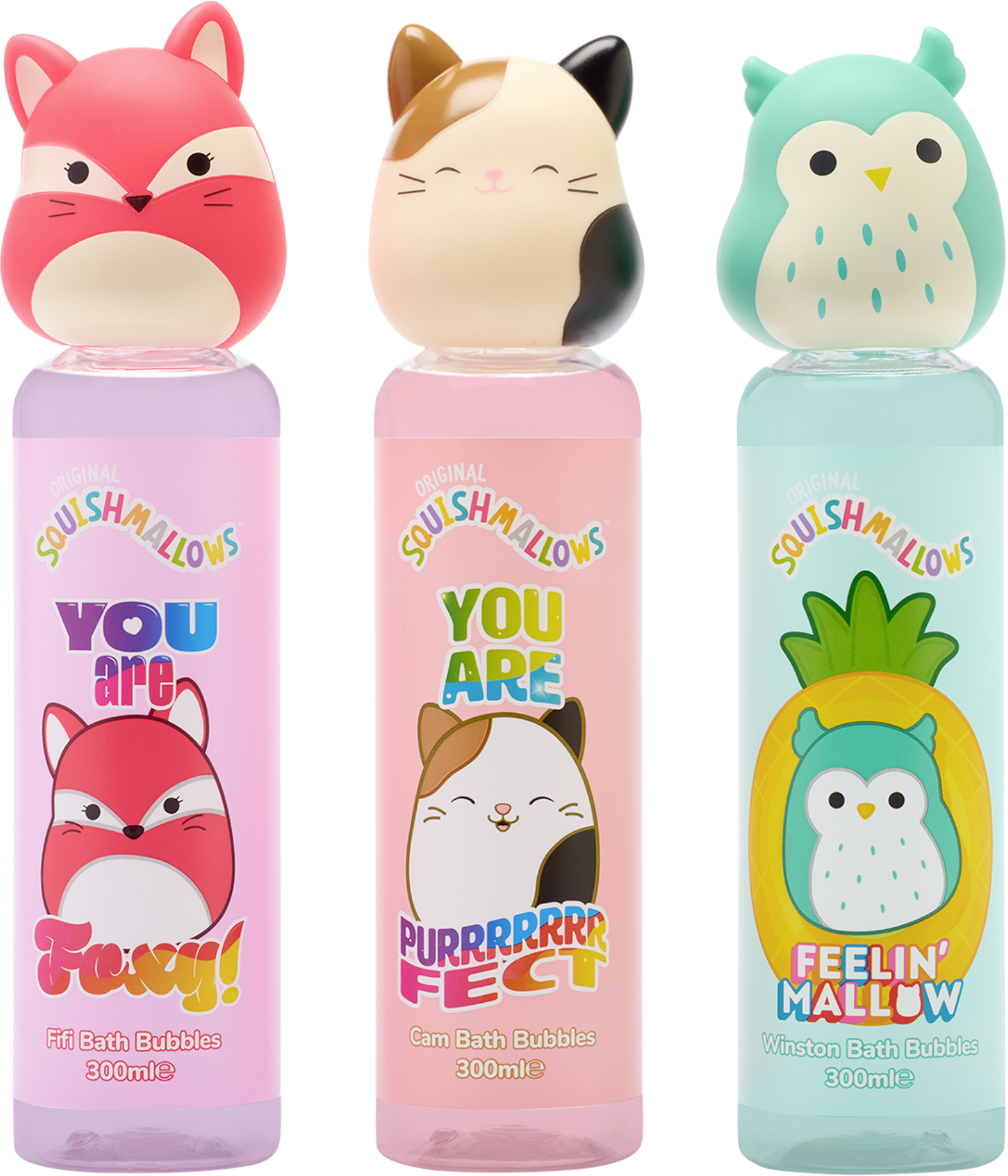 SQUISHMALLOWS Pěna do koupele, různé druhy 300 ml