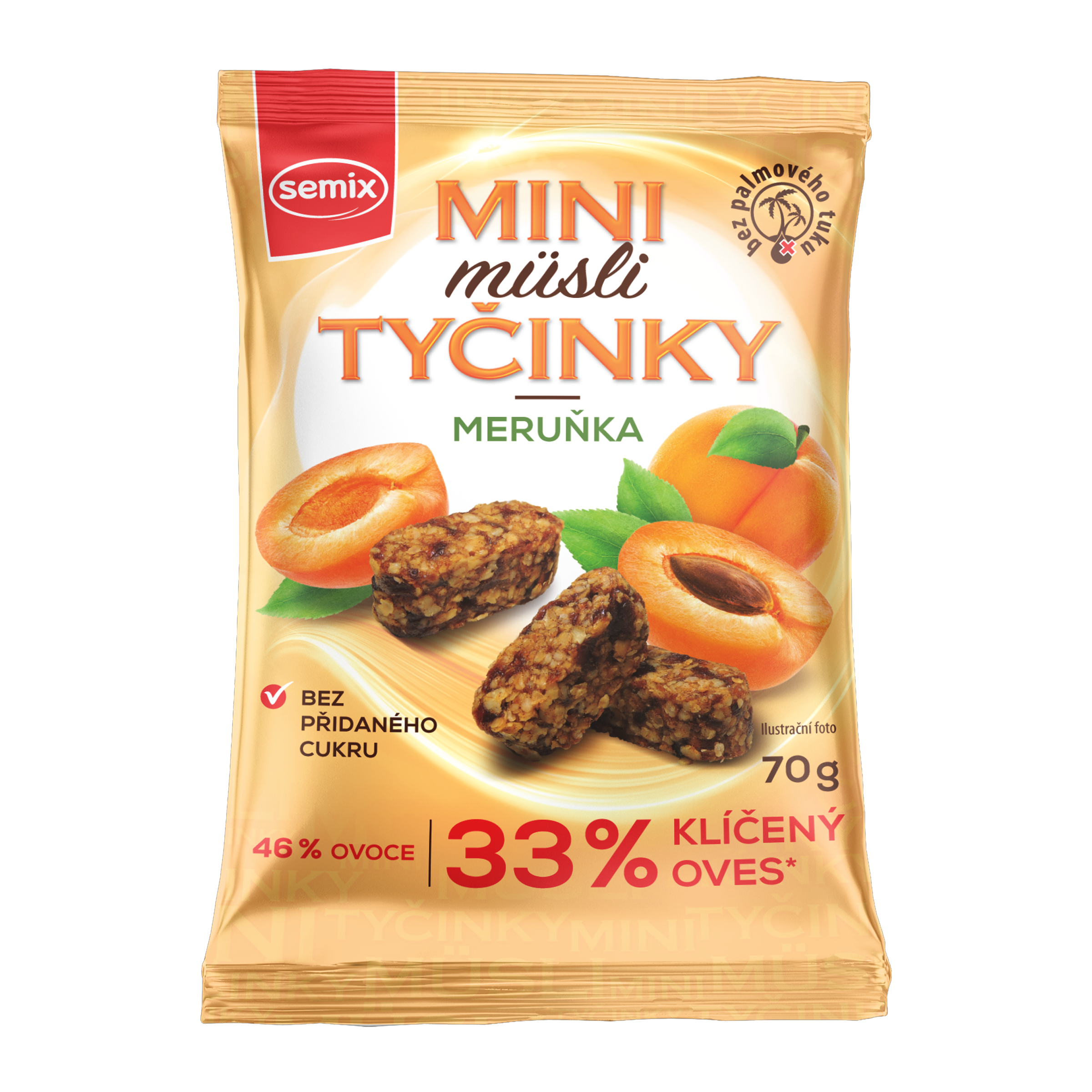 Mini müsli tyčinky Meruňka