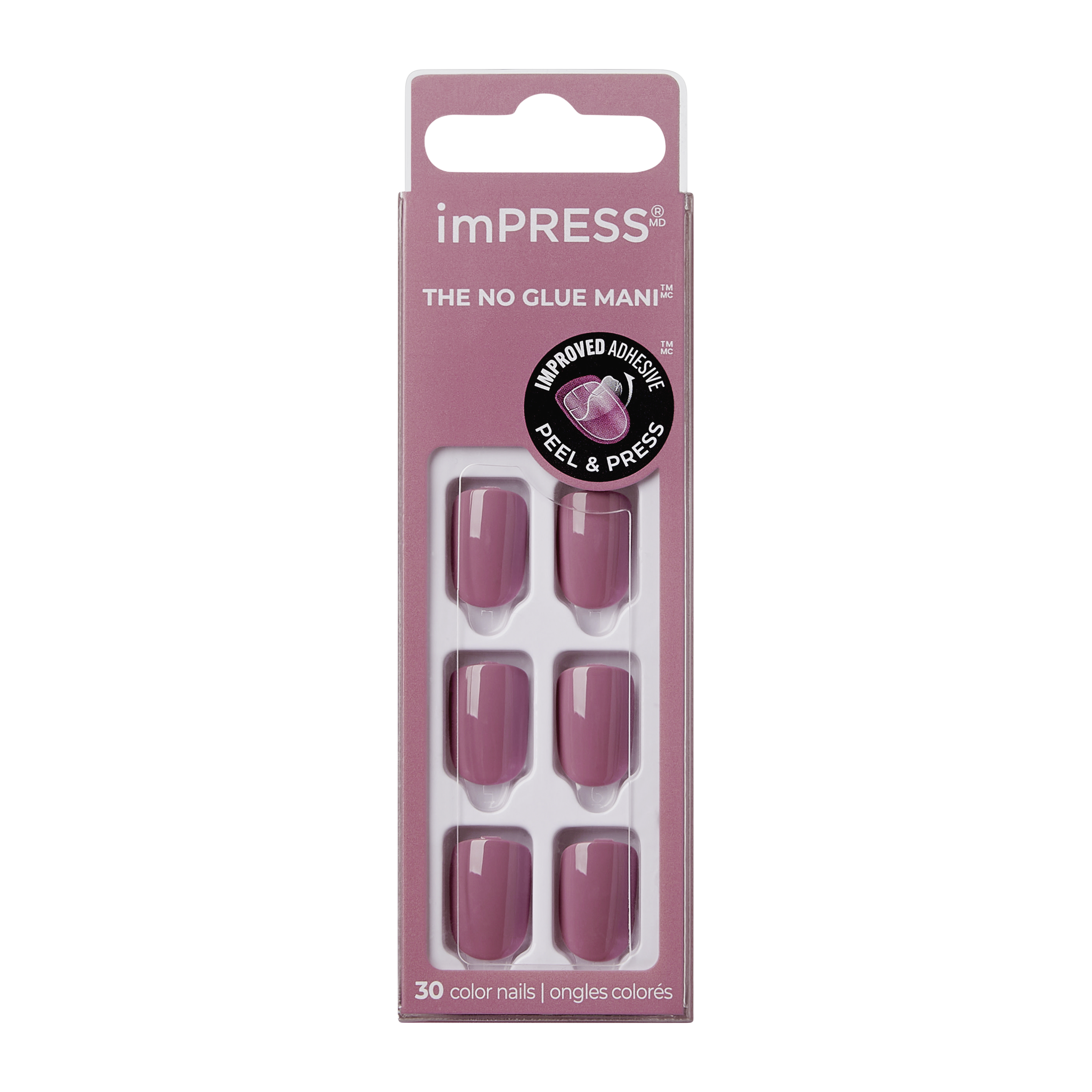 Umělé nehty imPRESS Point Pink