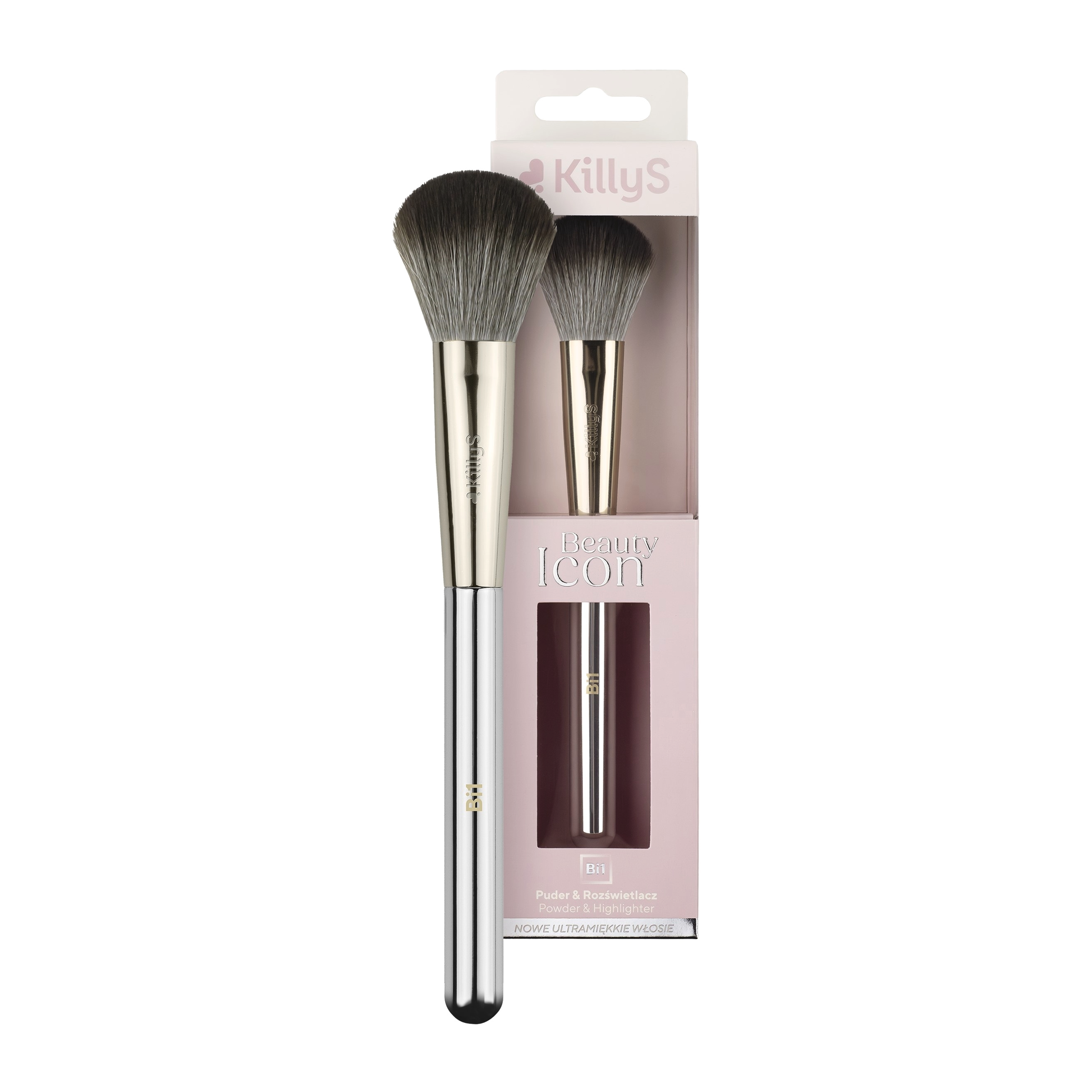Štětec na rozjasňovač a pudr Beauty Icon